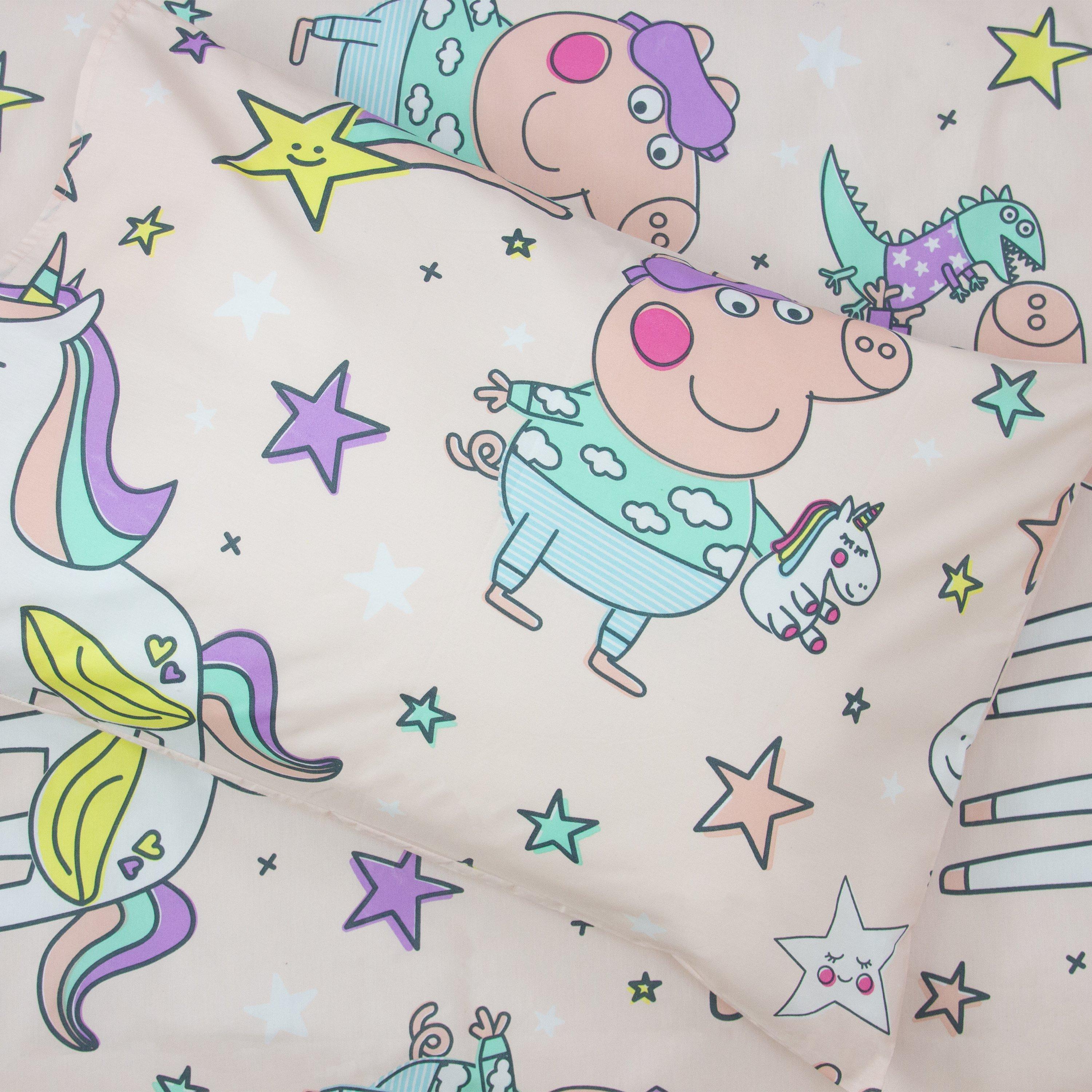 Multi - Peppa Pig - Peppa Pig Bedtime Junior Panel Duvet - 4