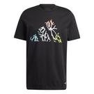 Noir - adidas - Nike SB Fracture T-Shirt - 1