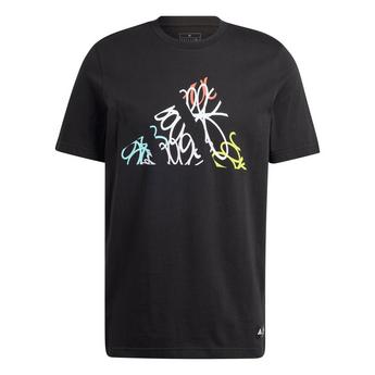 adidas All Blacks Graffiti T-shirt 2023 Adults