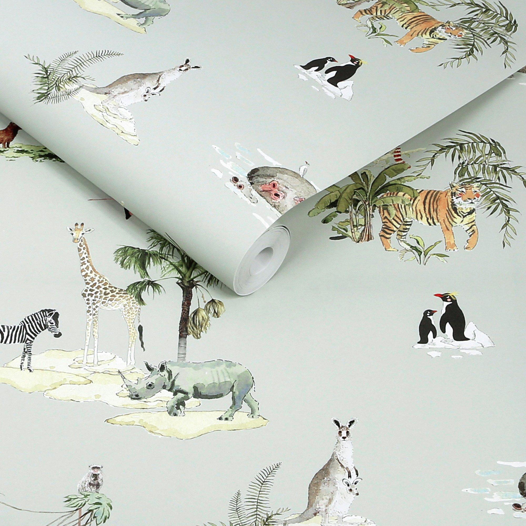 Misty Blue - Sophie Allport - Animals of the World Wallpaper - 3