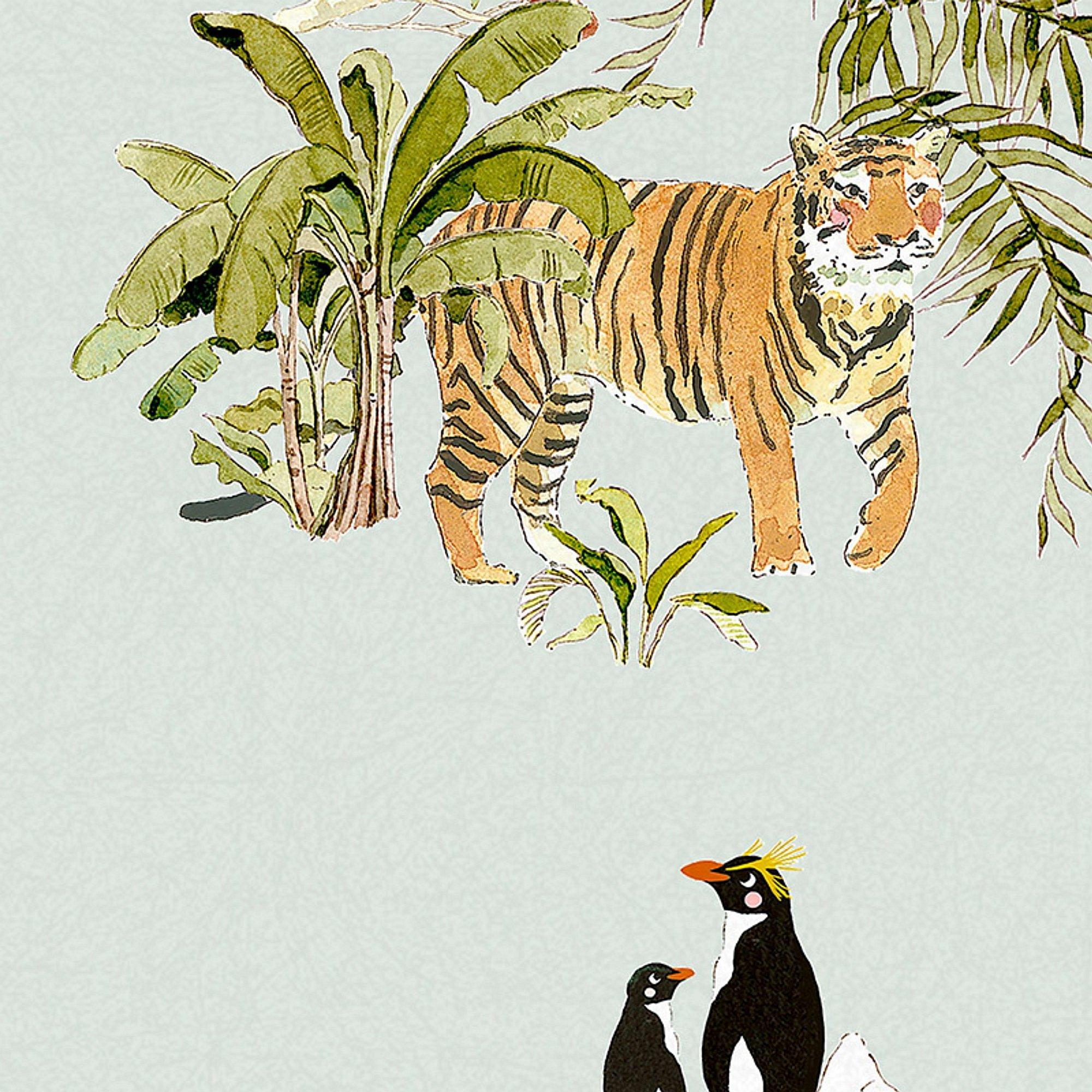 Misty Blue - Sophie Allport - Animals of the World Wallpaper - 4