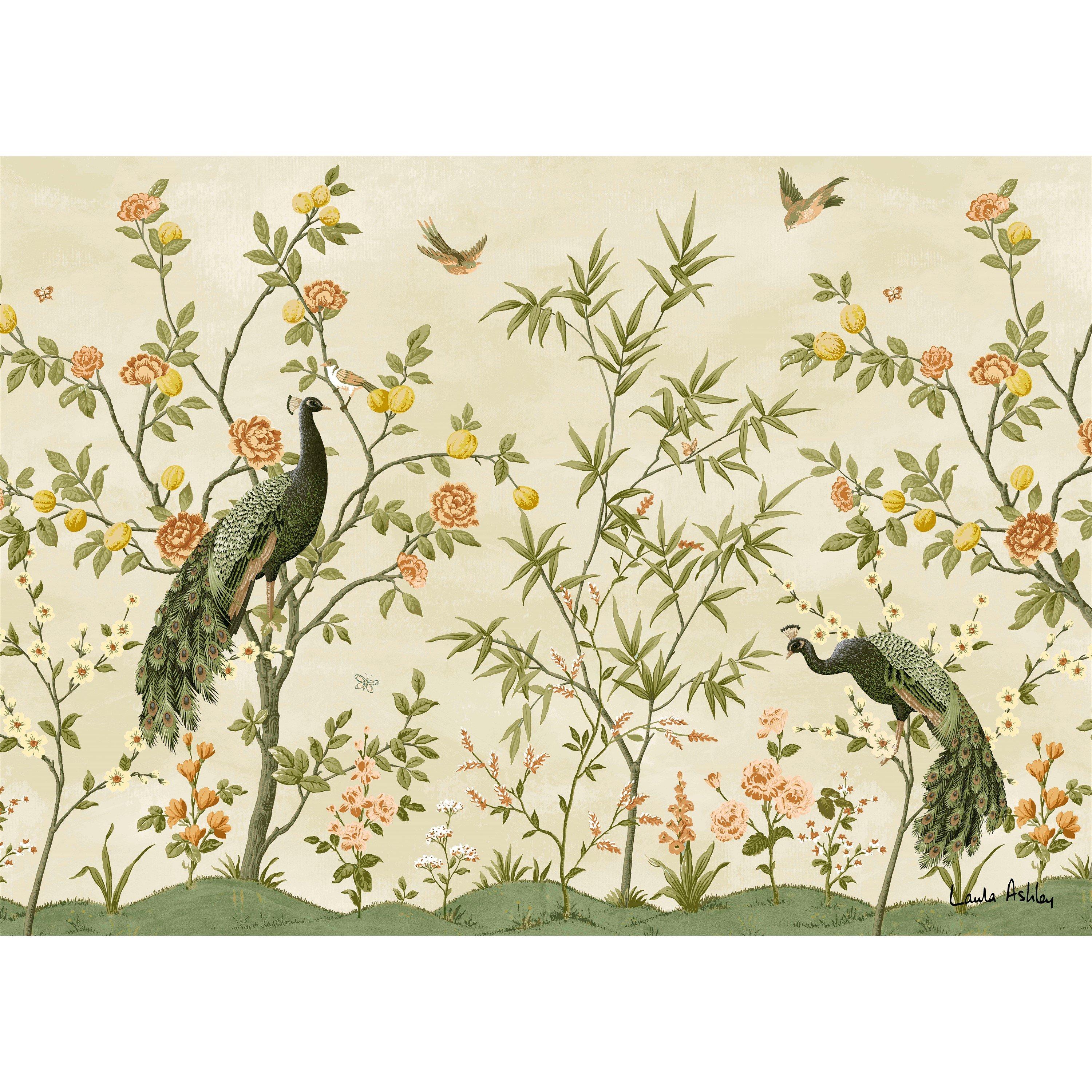 Green - Laura Ashley - Belvedere Garden Print in a Wood Frame - 3