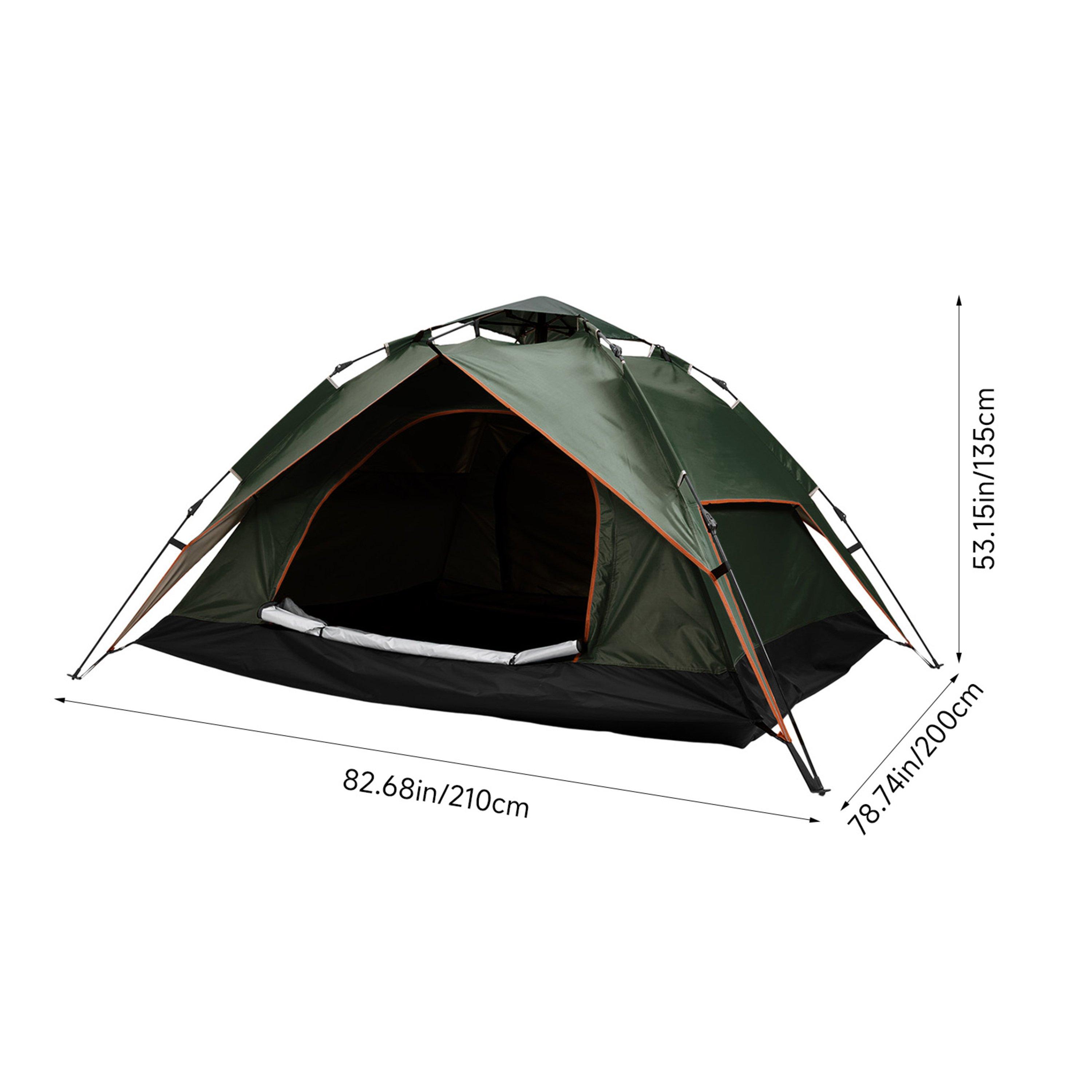Dark Green - Breeins - Detachable Tent with Mesh Inner - 2