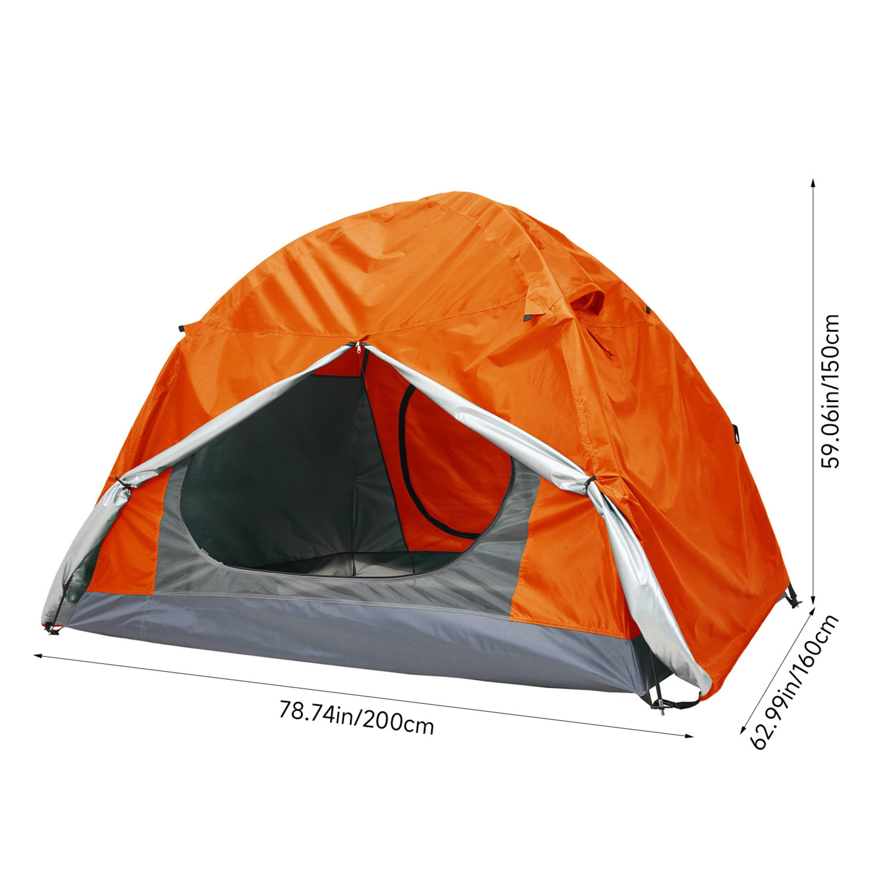 Orange - Breeins - Detachable Tent with Mesh Inner - 3