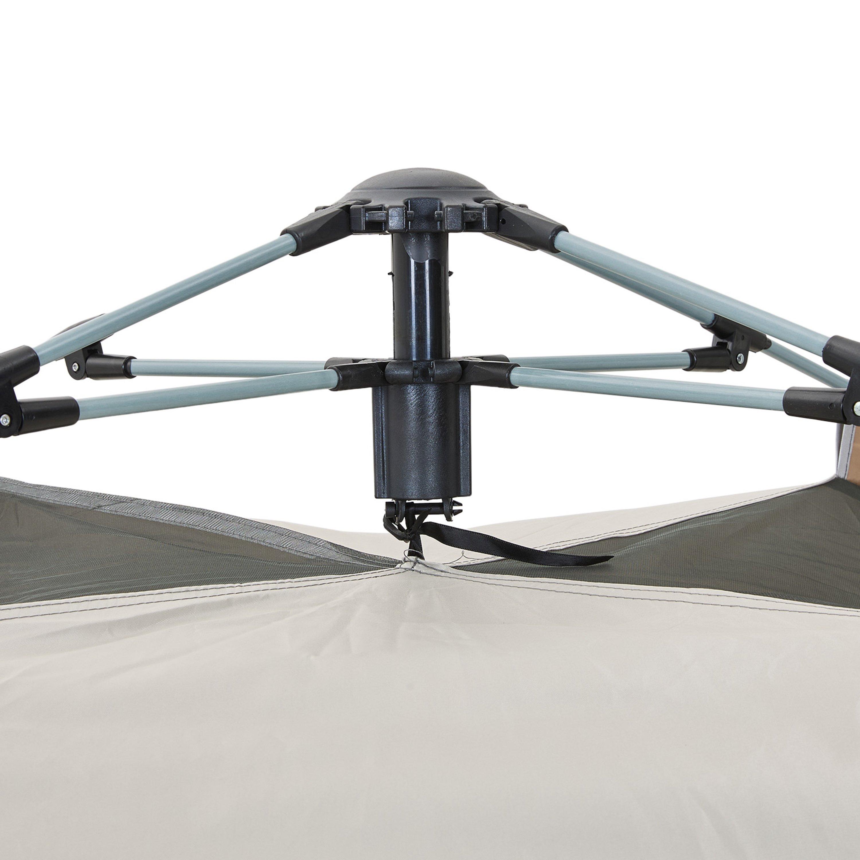 Beige - Breeins - Pop-Up Camping Tent with Convertible Awning Canopy - 6
