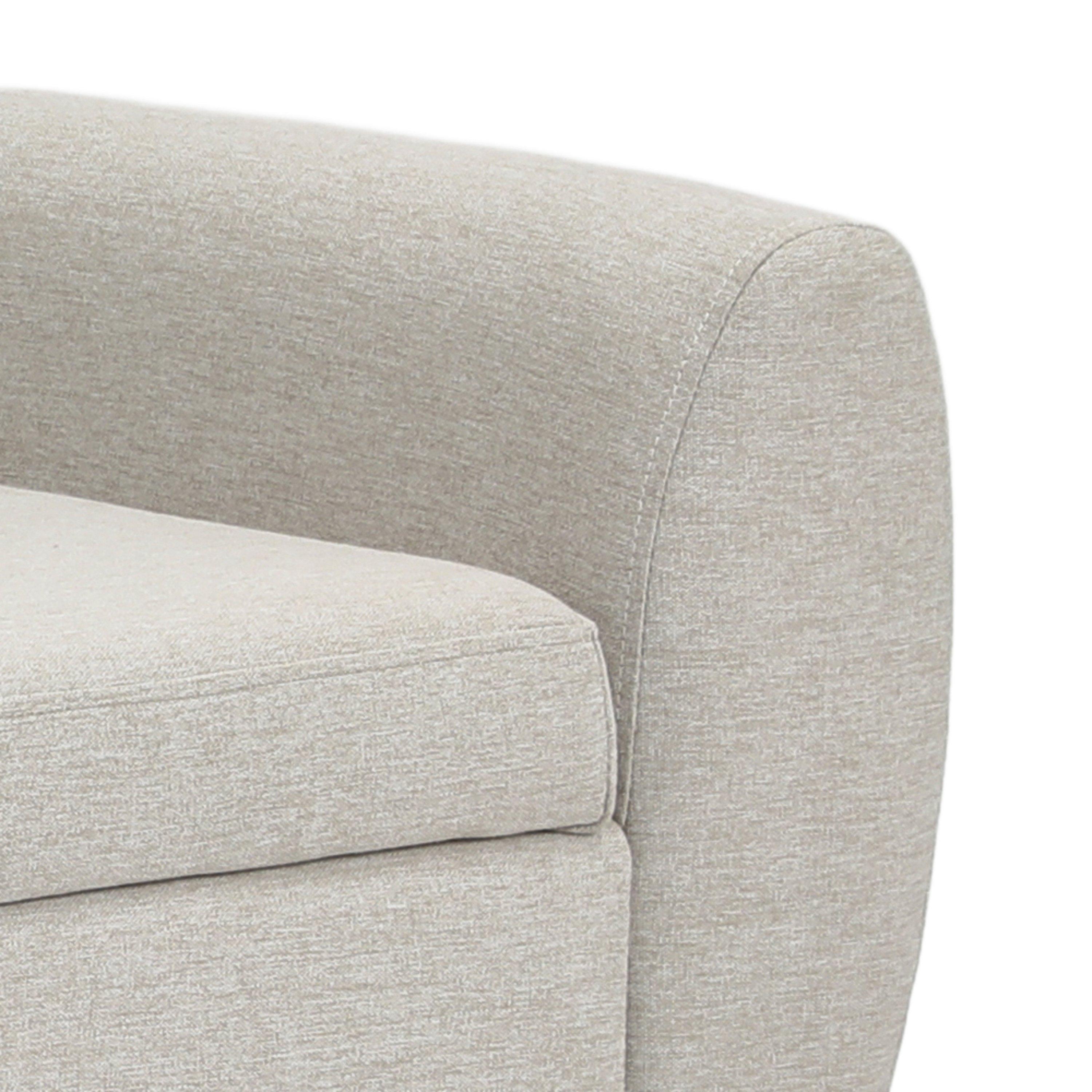 White - Kabinet UK - Linen Upholstered Storage Bench White - 9