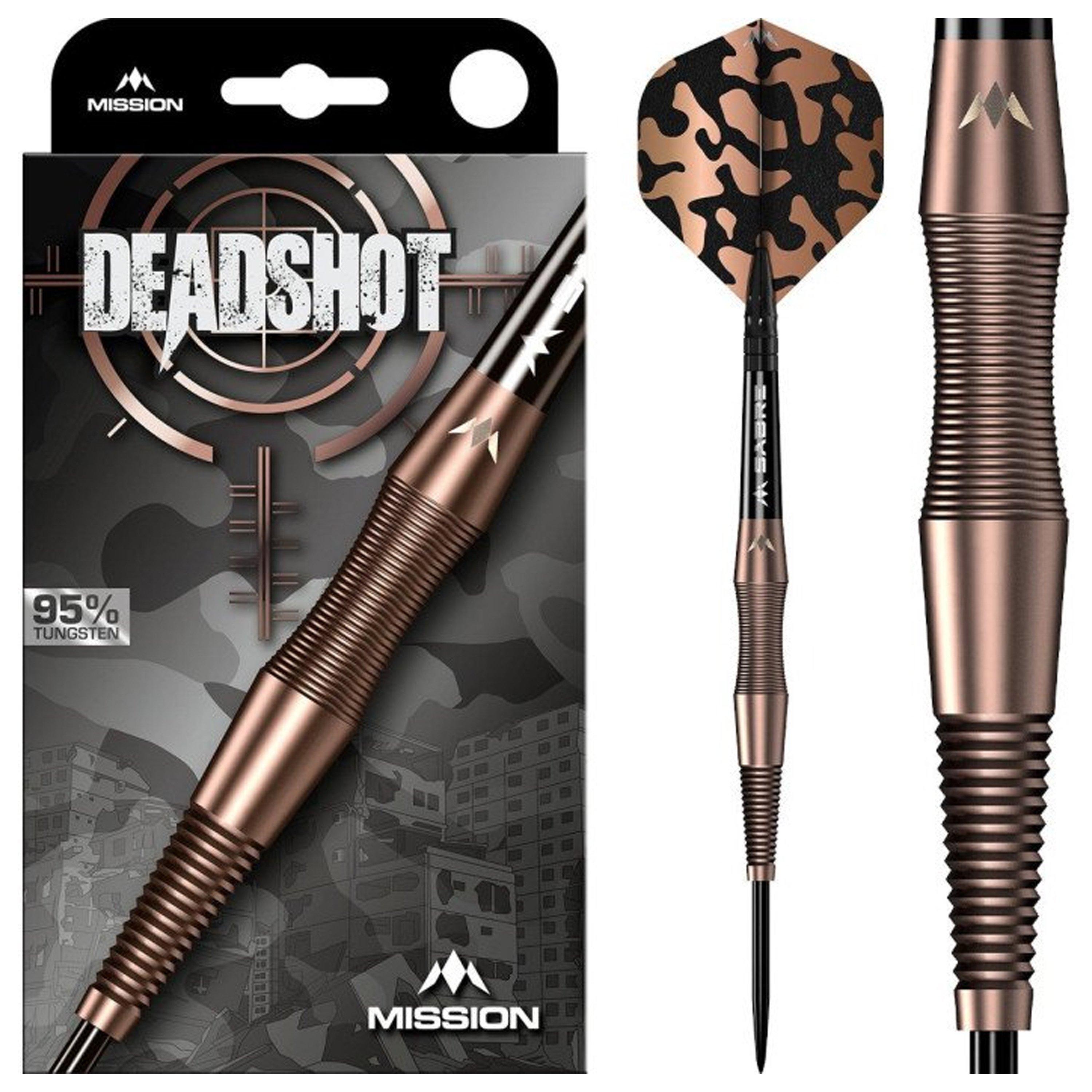 Bronze - Mission Darts - Mission Dead Shot Darts - Steel Tip - 95% Tungsten