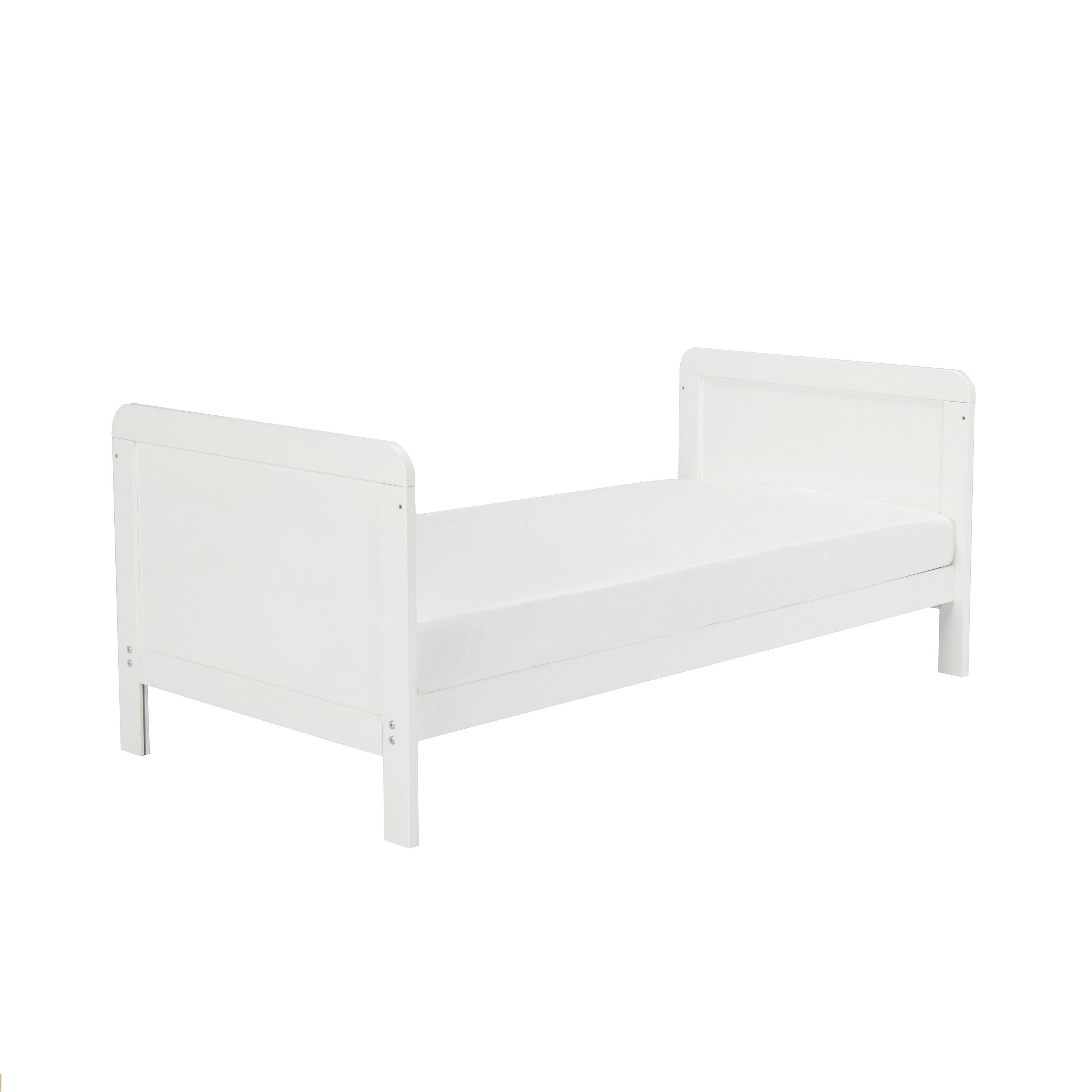 White - Babymore - Babymore Caro Urban Cot Bed - White - 8