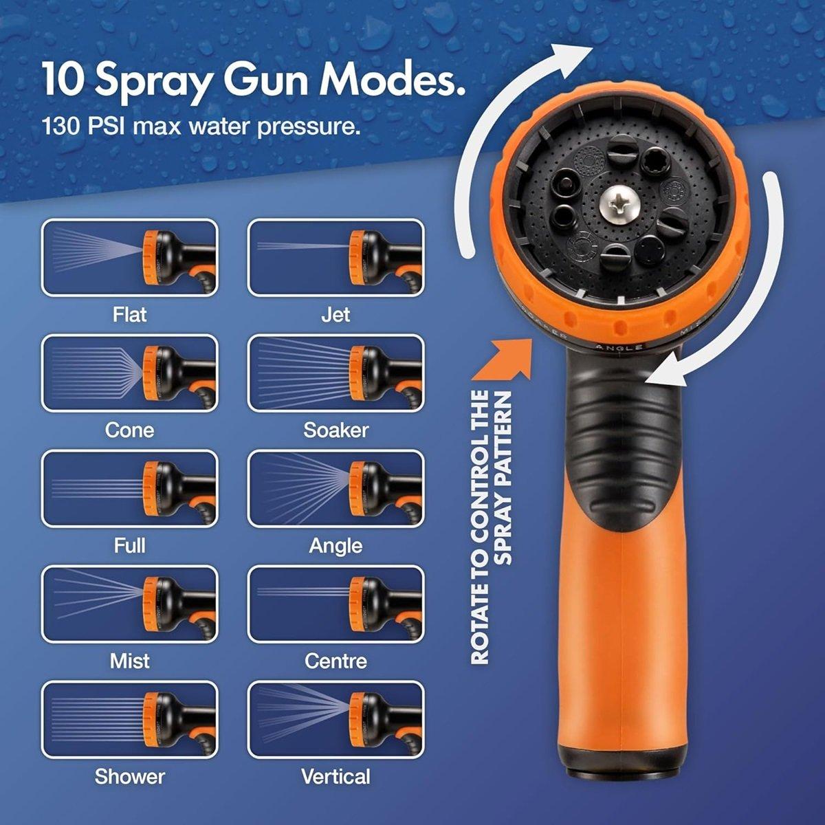 Black - VonHaus - Expandable Garden Hose - 2