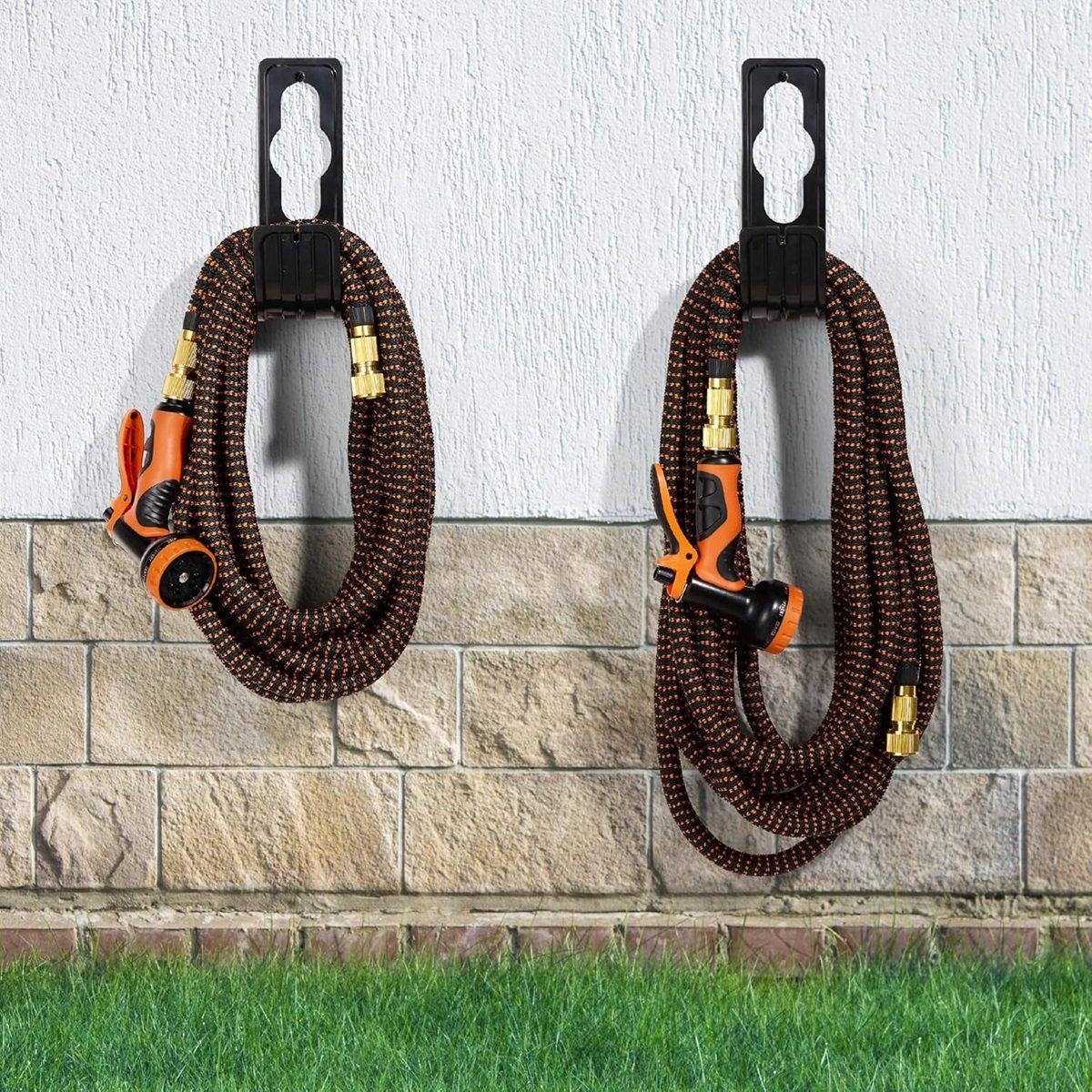 Black - VonHaus - Expandable Garden Hose - 8