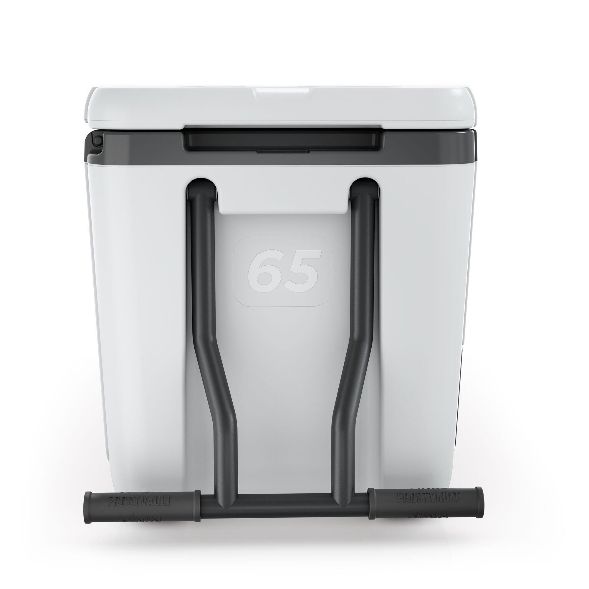 Cloud White - Ninja - FrostVault 65QT/61L Wheeled Cooler with Dry Zone - 5