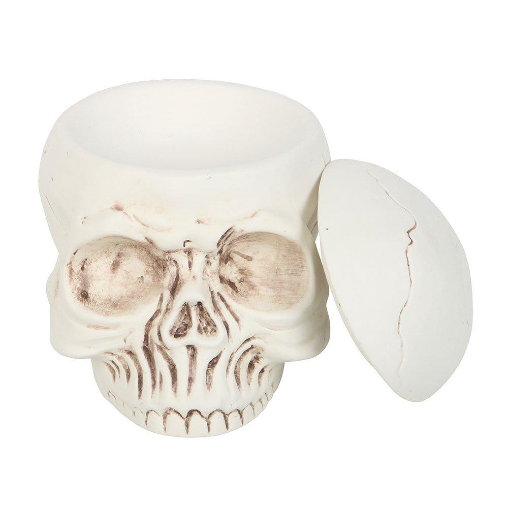 Cream - Something Different - Weathered Skull Oil Burner and Wax Warmer - 5