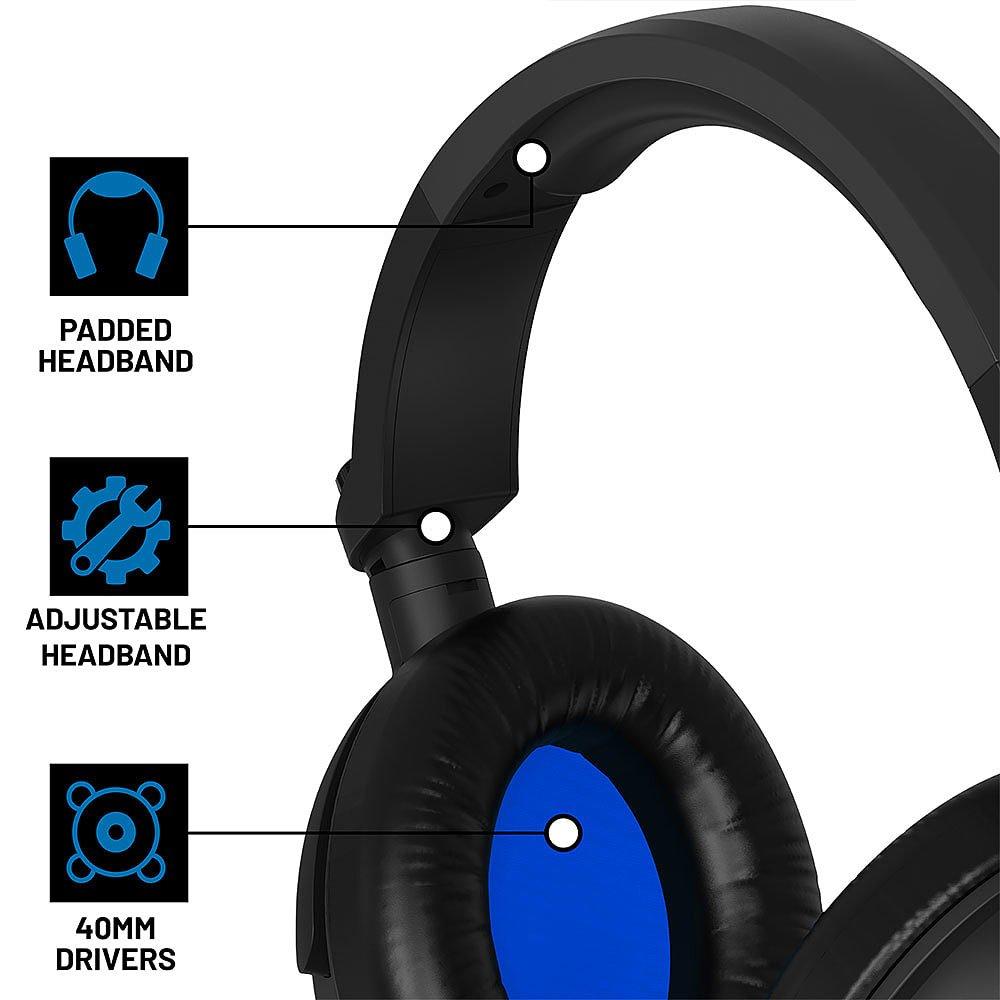 Black - Stealth - SP-C160 Headset and Stand for PS4 - 11