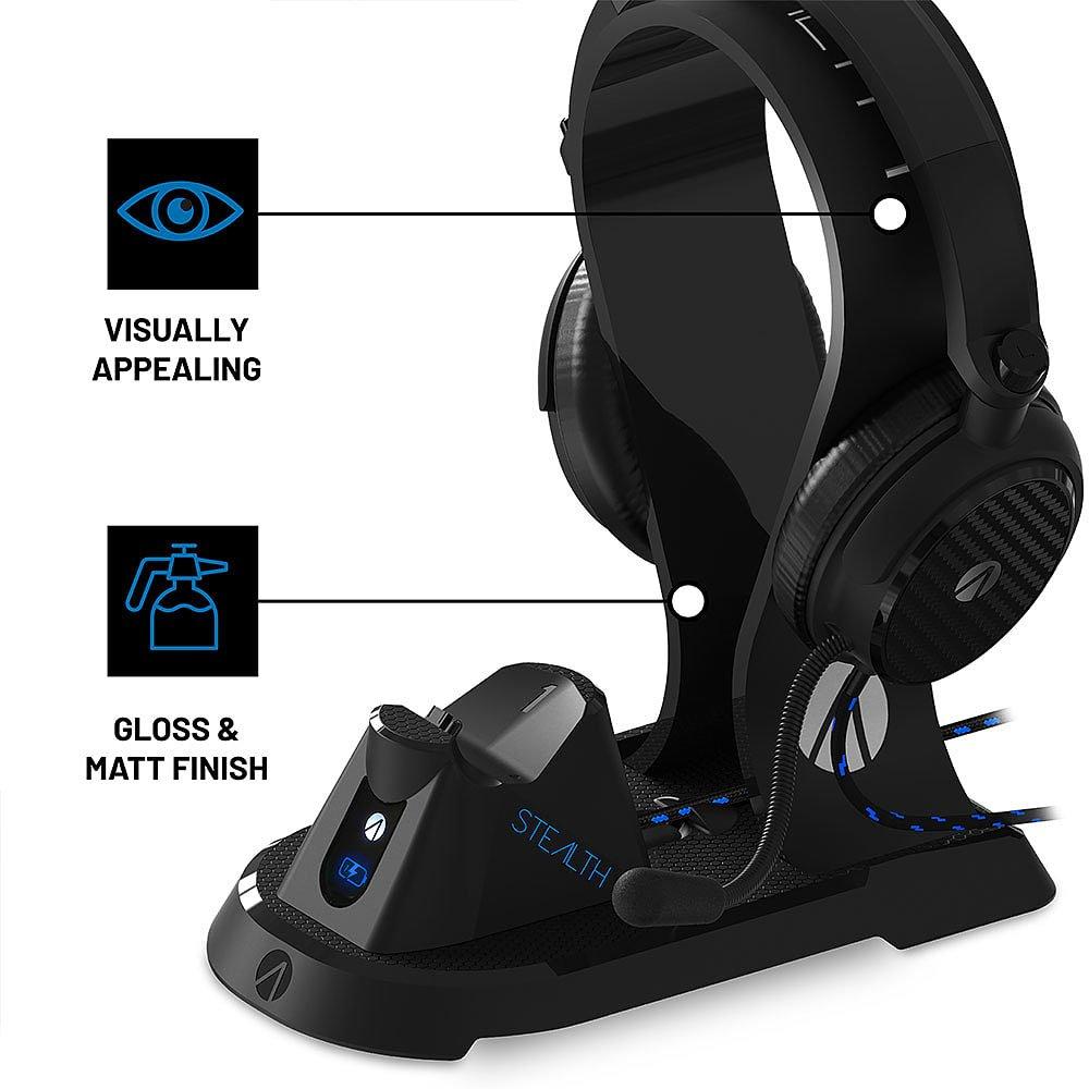 Black - Stealth - SP-C160 Headset and Stand for PS4 - 10