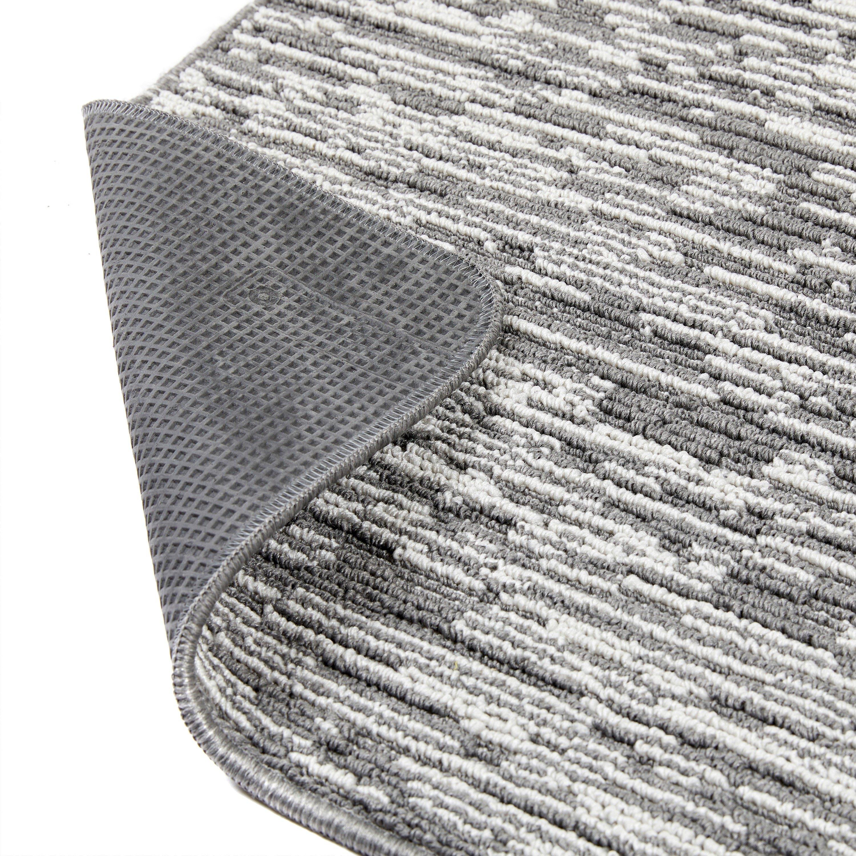 Charcoal - My Mat - My Stain Resistant Broken Stripe Charcoal - 3