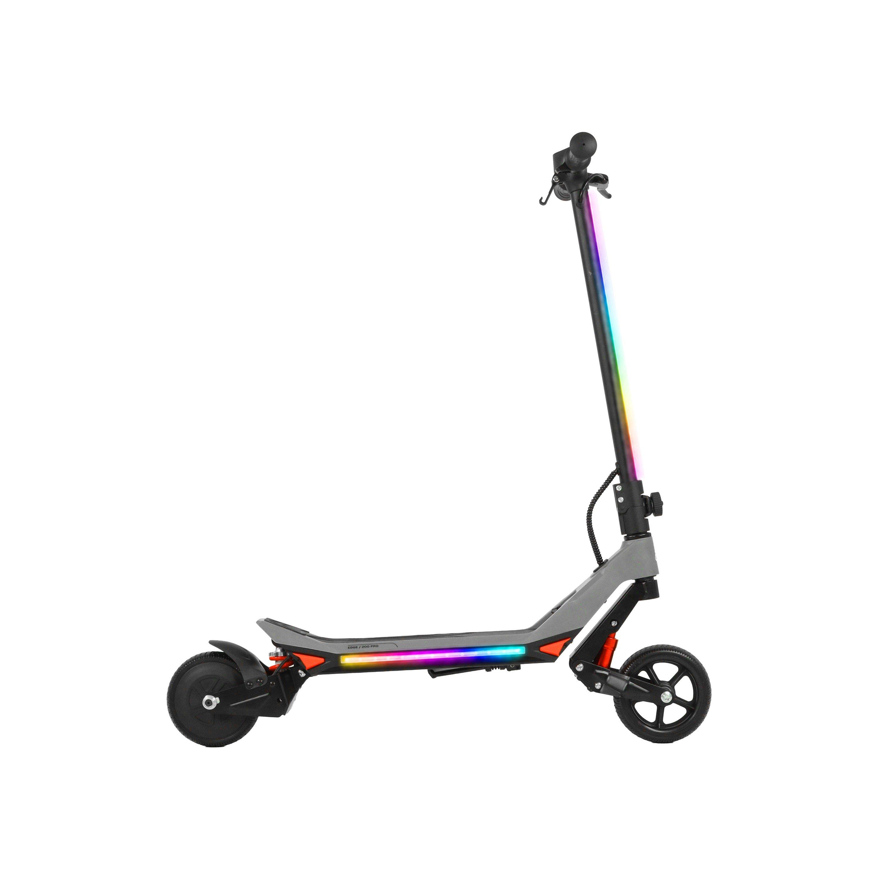 Grey - Edge - Edge 200 Pro Dual Suspension Electric Scooter - 2