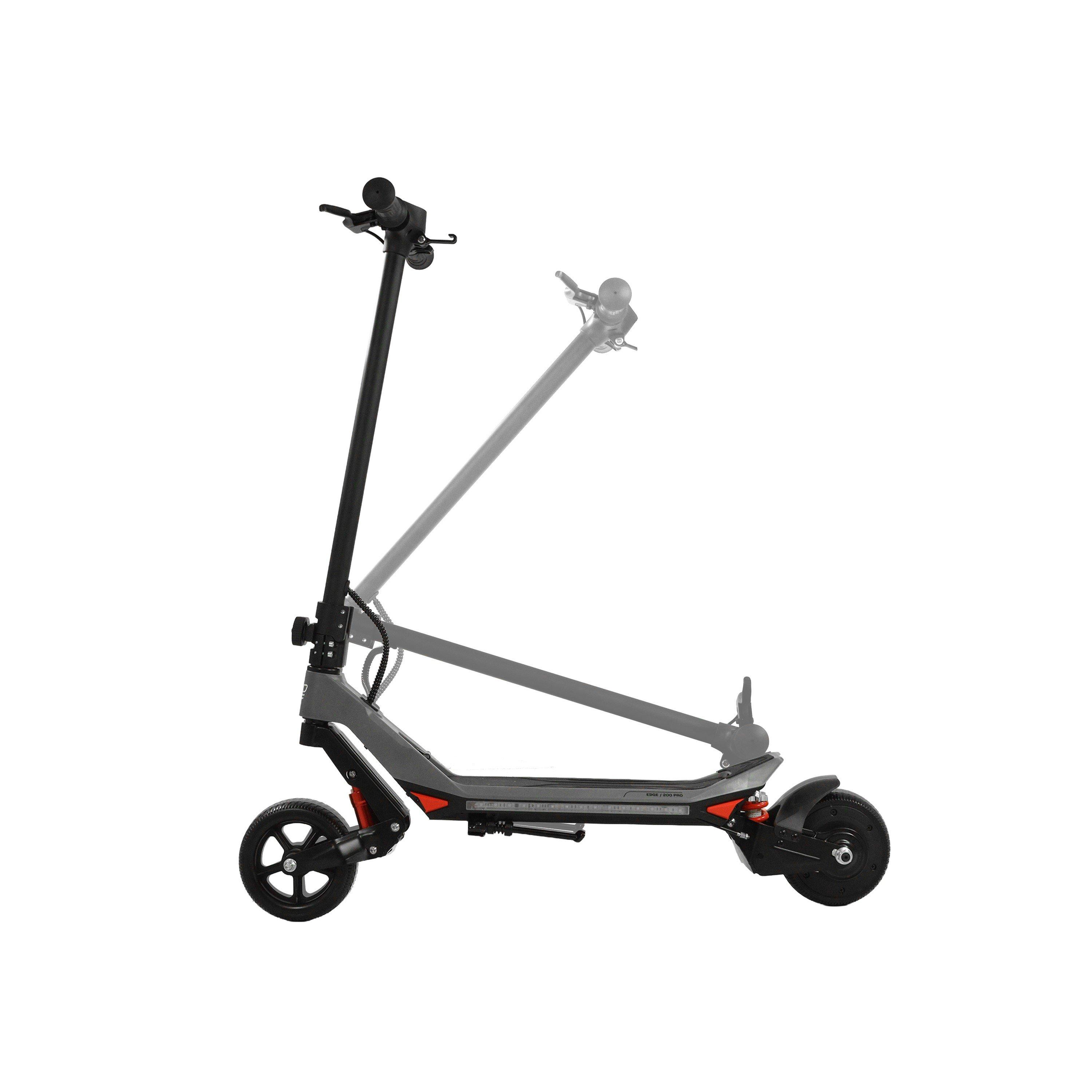 Grey - Edge - Edge 200 Pro Dual Suspension Electric Scooter - 3