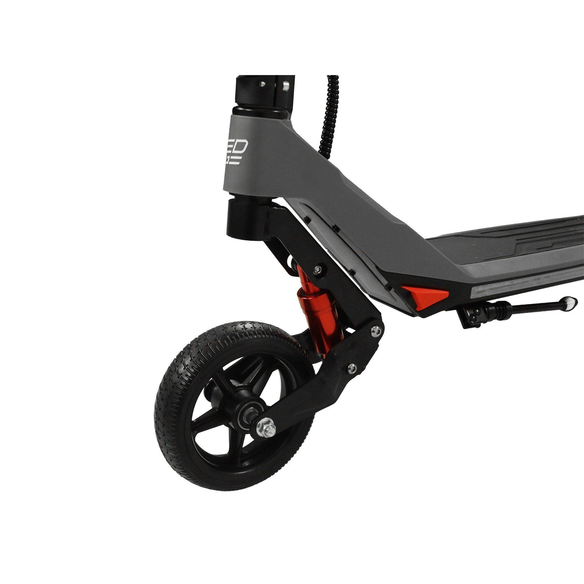 Grey - Edge - Edge 200 Pro Dual Suspension Electric Scooter - 4