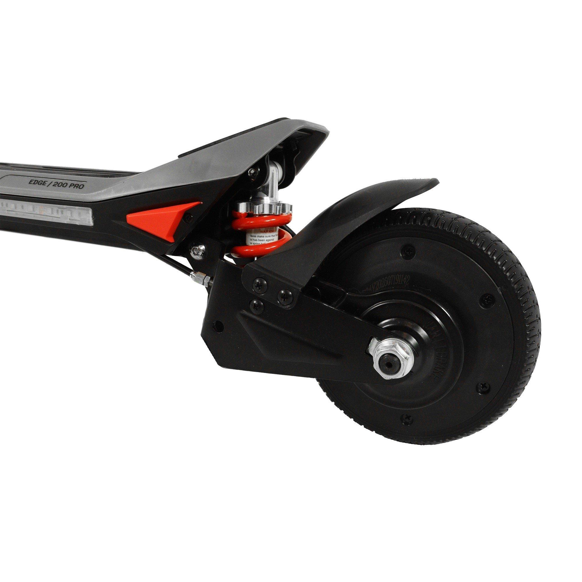 Grey - Edge - Edge 200 Pro Dual Suspension Electric Scooter - 5