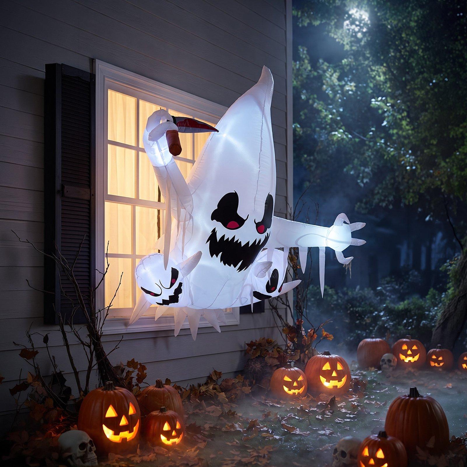 Multi - LIFE IDEAS - 80cm Blow-Up Halloween Ghost Inflatable - 1