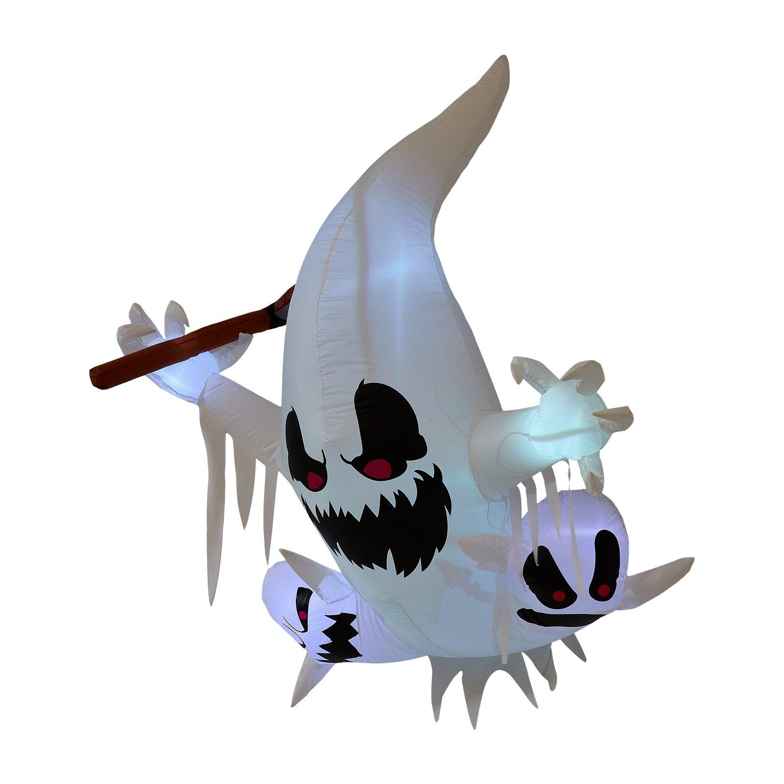 Multi - LIFE IDEAS - 80cm Blow-Up Halloween Ghost Inflatable - 3