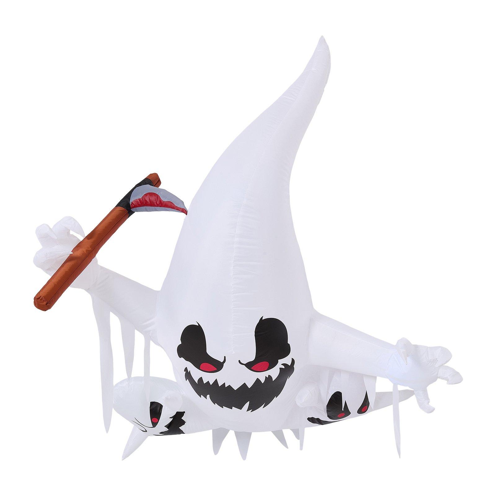 Multi - LIFE IDEAS - 80cm Blow-Up Halloween Ghost Inflatable - 4