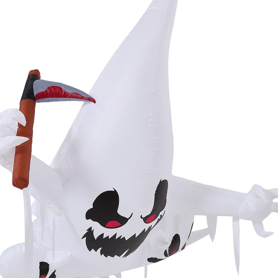 Multi - LIFE IDEAS - 80cm Blow-Up Halloween Ghost Inflatable - 6