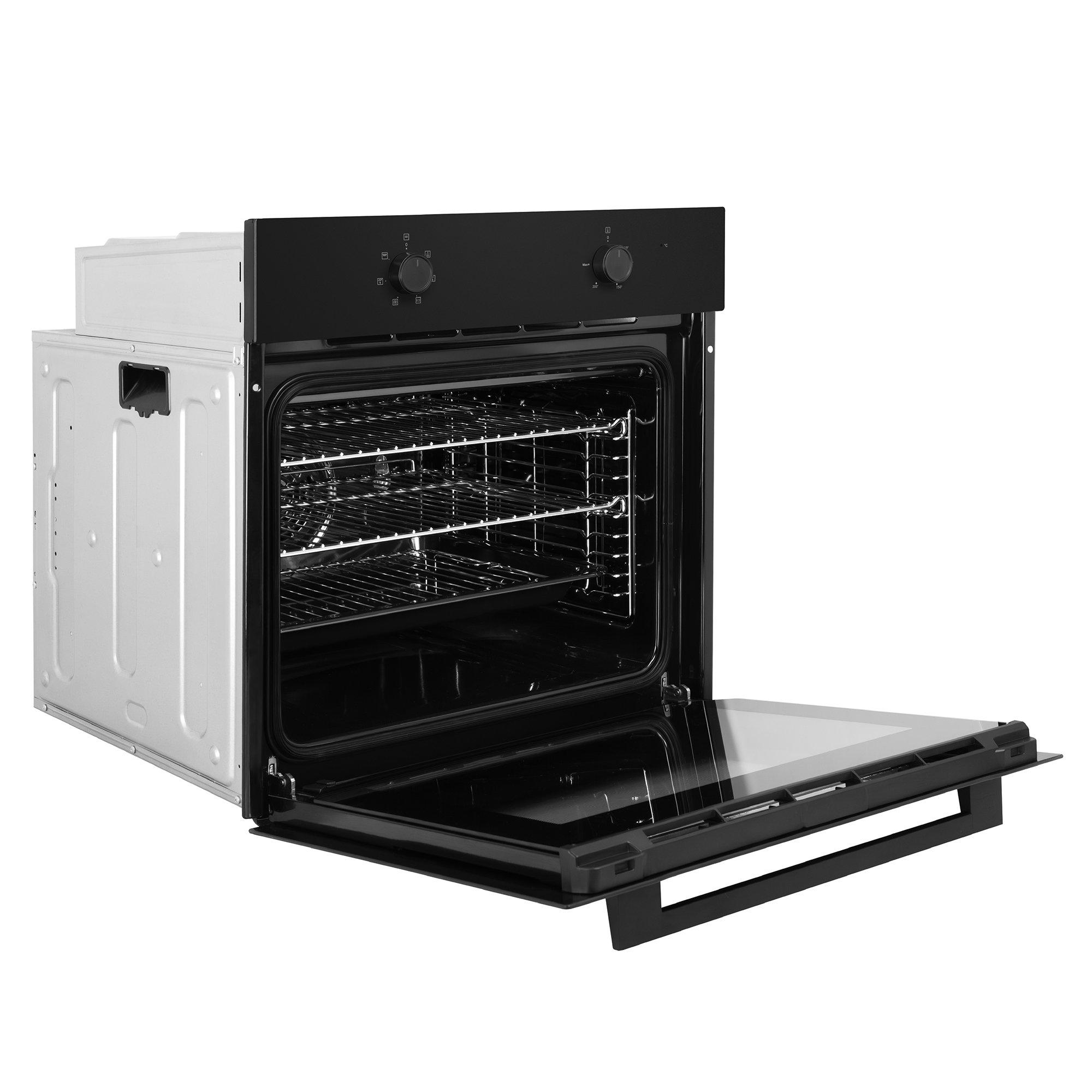 Matte Black - Russell Hobbs - RHFEO7008MB Built-In 70L Electric Fan Oven - 4