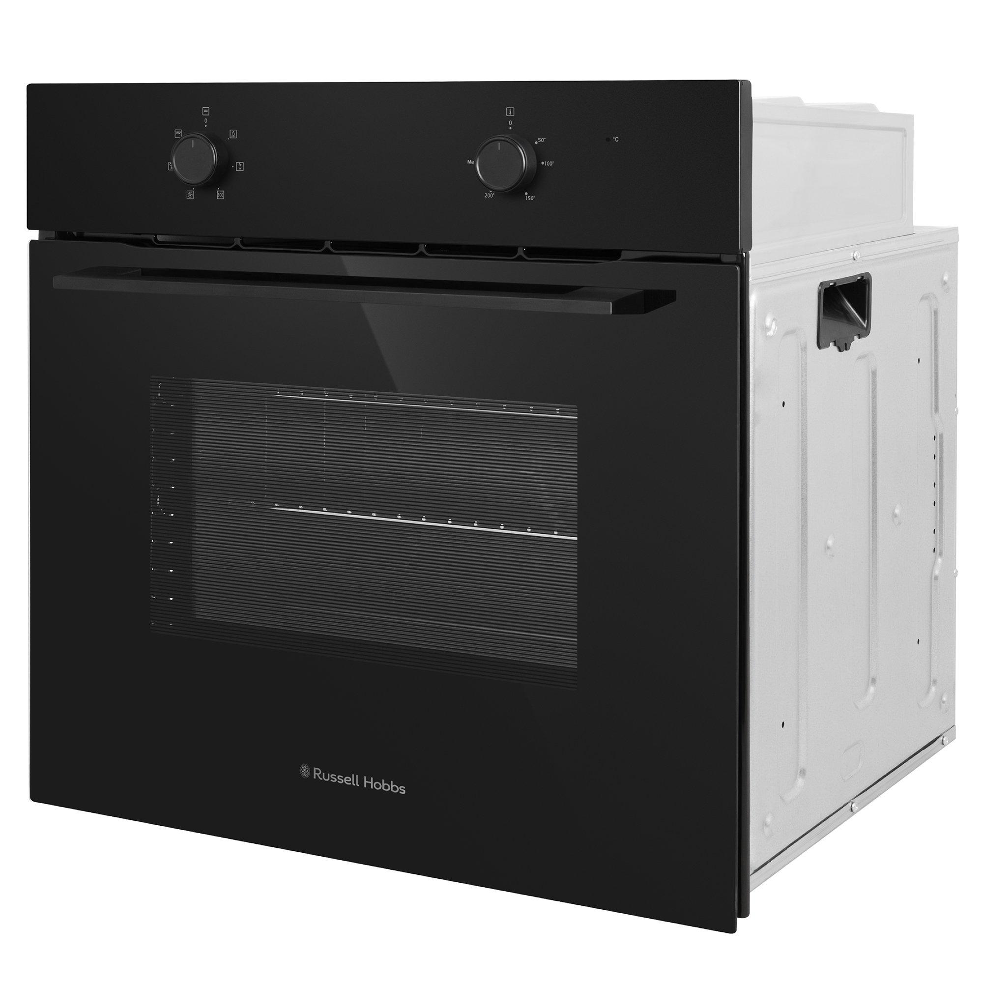 Matte Black - Russell Hobbs - RHFEO7008MB Built-In 70L Electric Fan Oven - 10