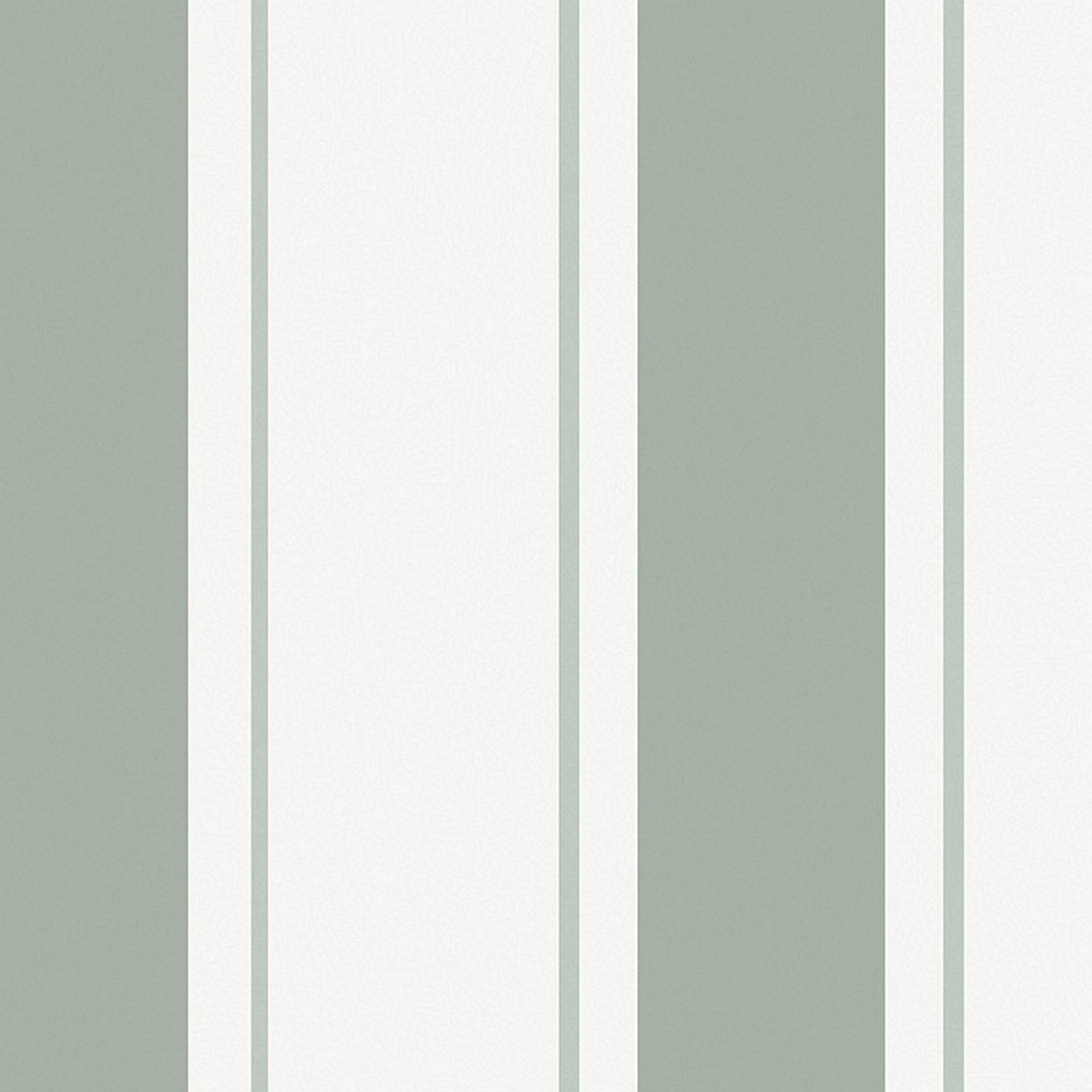 Morning Fog - Sophie Allport - Oundle Stripe Wallpaper - 4