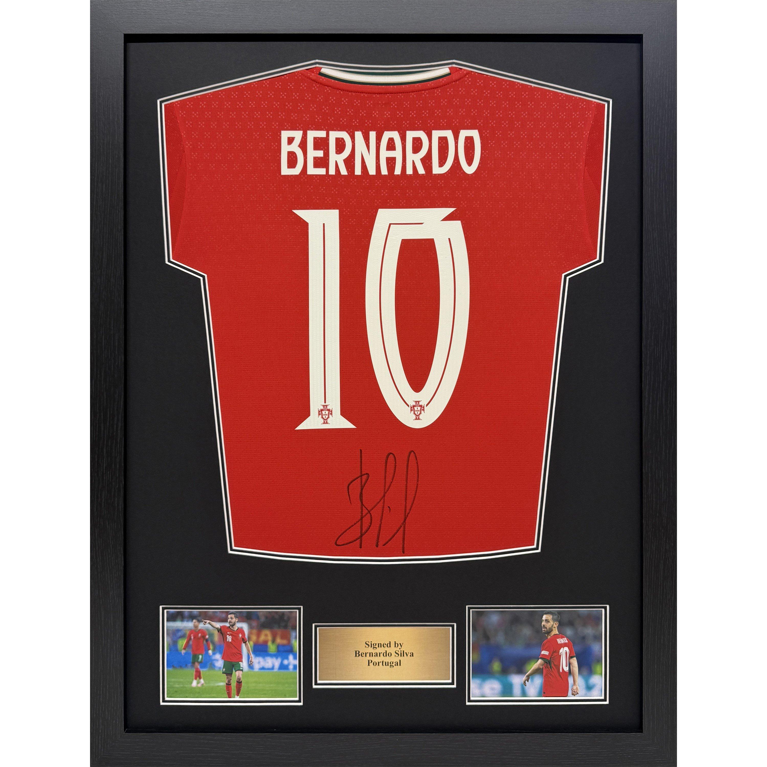 Red - AllStarSignings Ltd - Bernardo Silva Signed & Framed Portugal shirt - 1