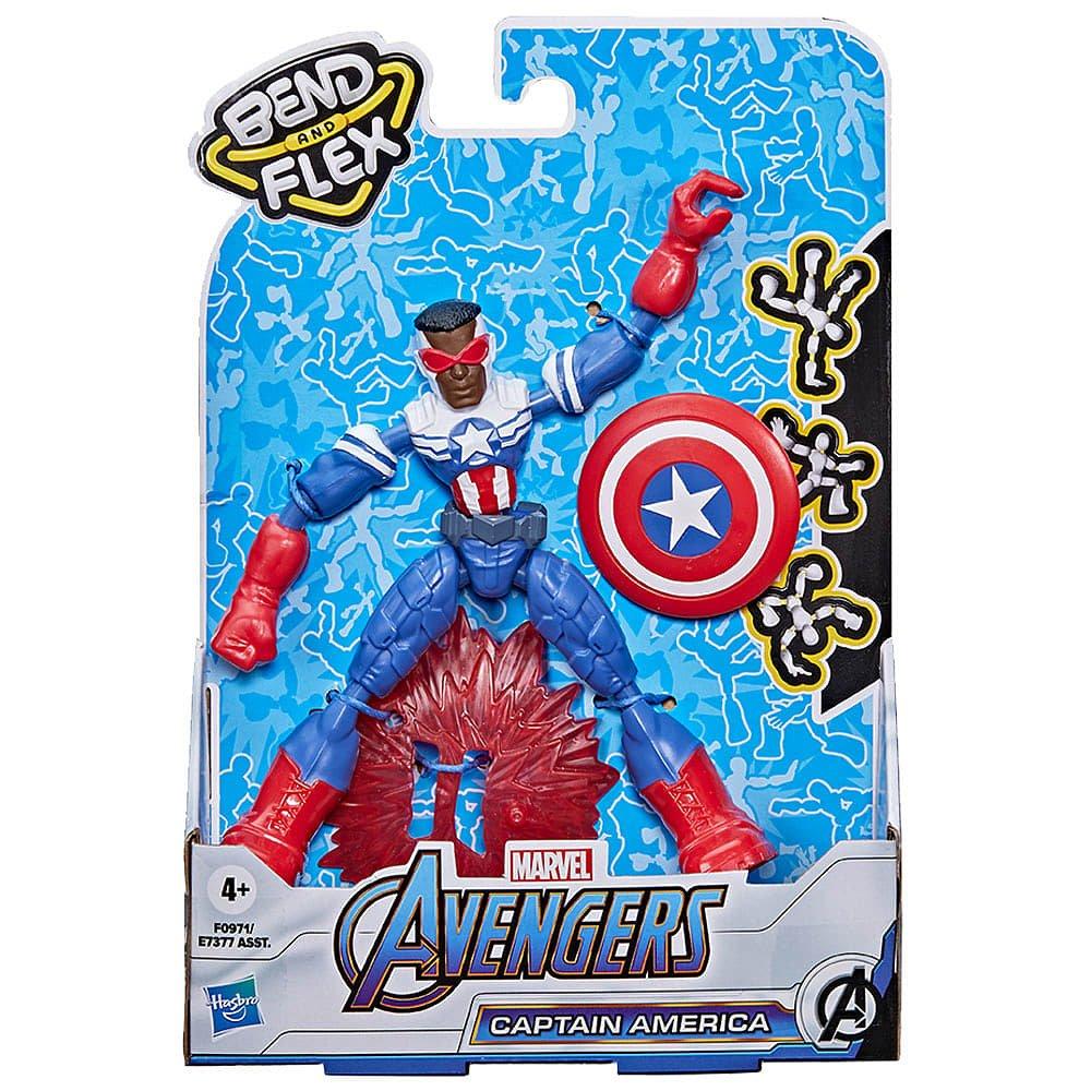 Mercadoria - Marvel - Avengers Bend And Flex Captain America - 1