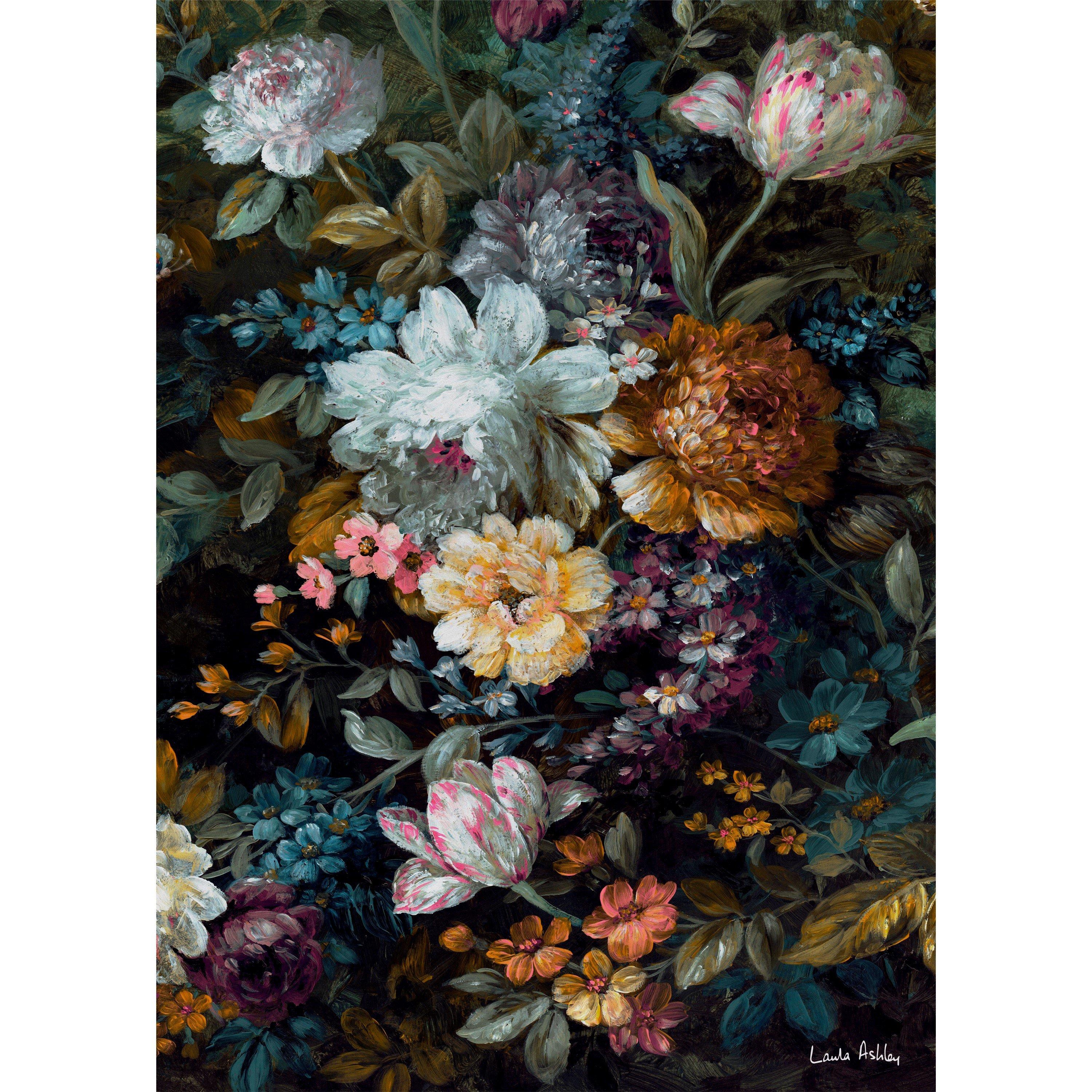 Multicolour - Laura Ashley - Mathilde Print in a Black Frame - 3