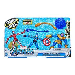 Marvel GAME Avengers Bend and Flex Avengers 3 Pack