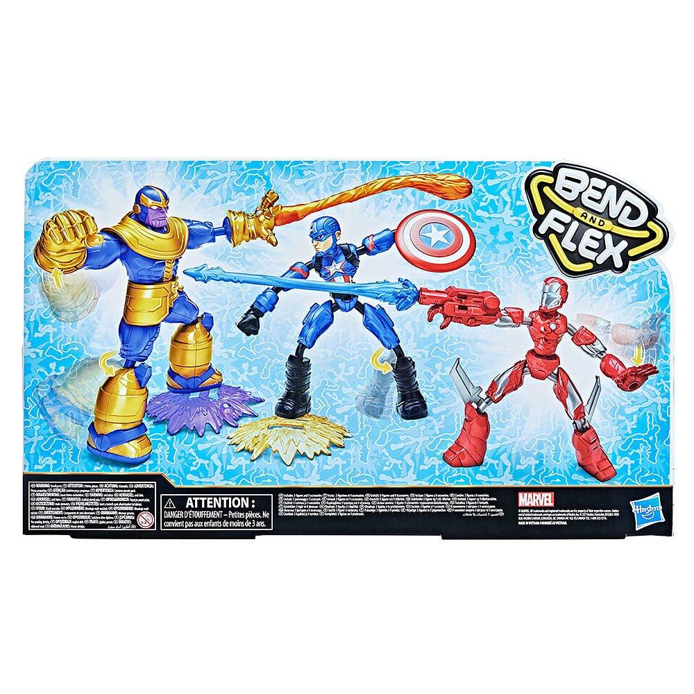 Roba - Marvel - Avengers Bend and Flex Avengers 3 Pack - 2