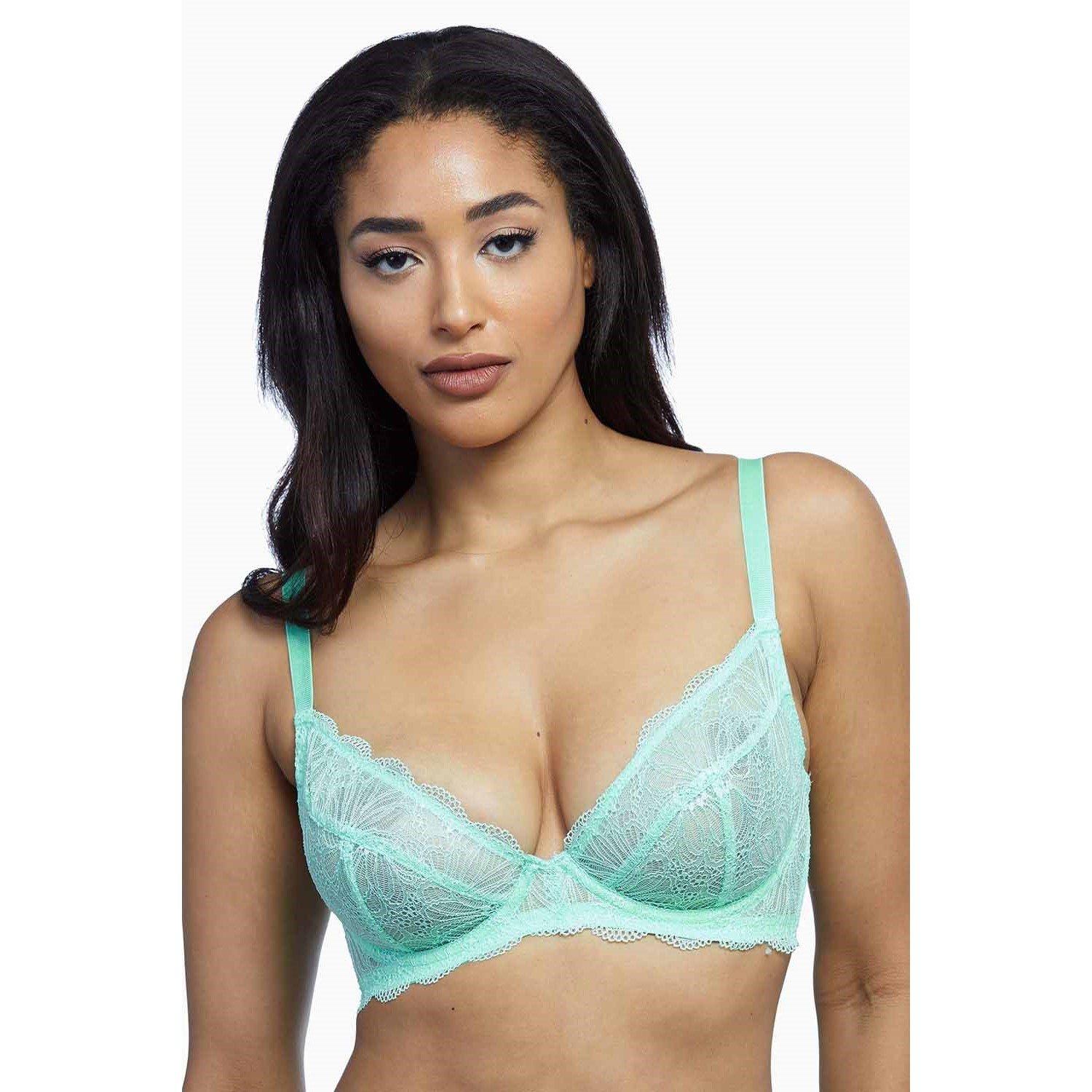 Pacific Blue - Wolf and Whistle - Ariana Everyday Lace Bra Mint - 1