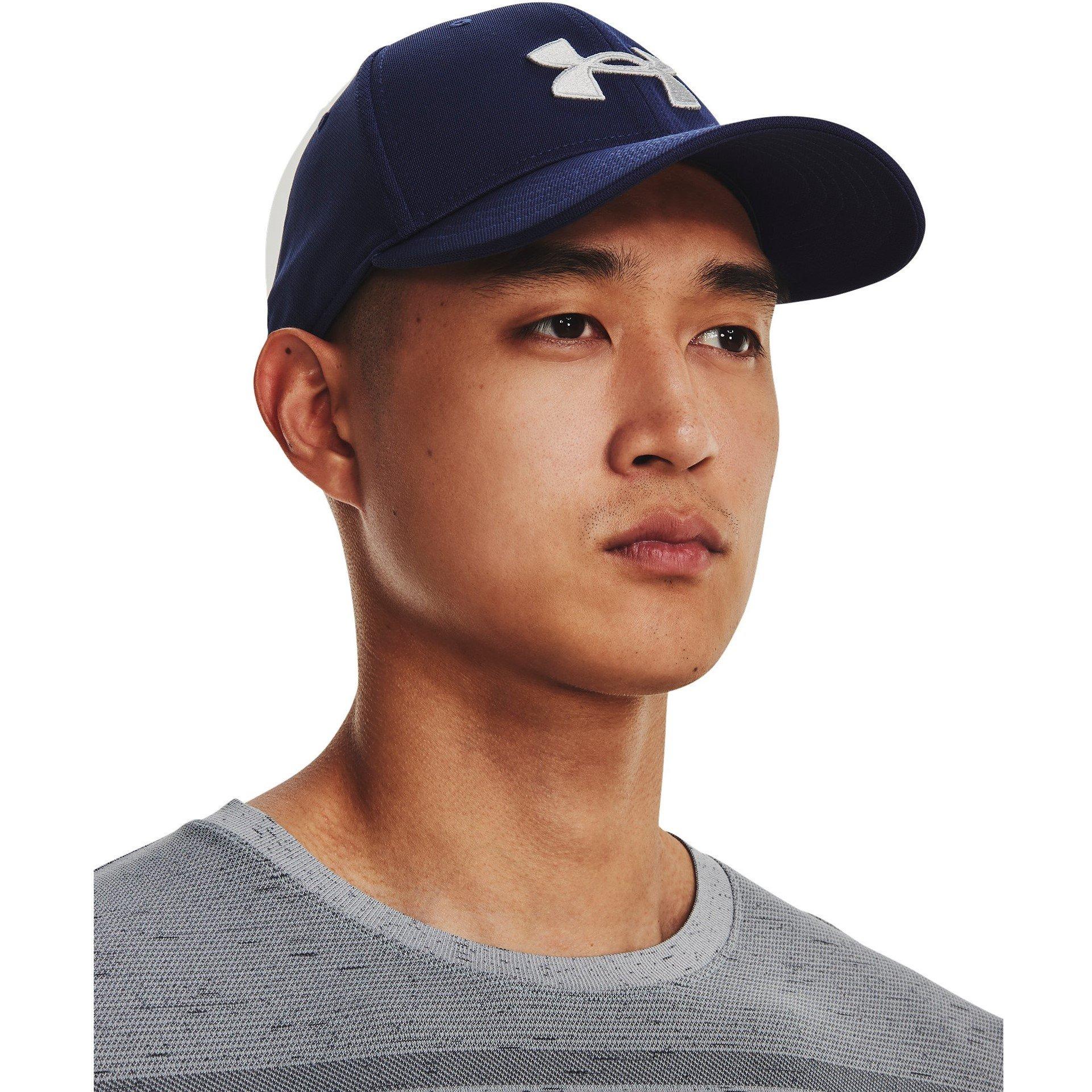 Midnight Navy - Under Armour - Blitzing Adjustable Cap Men's - 3