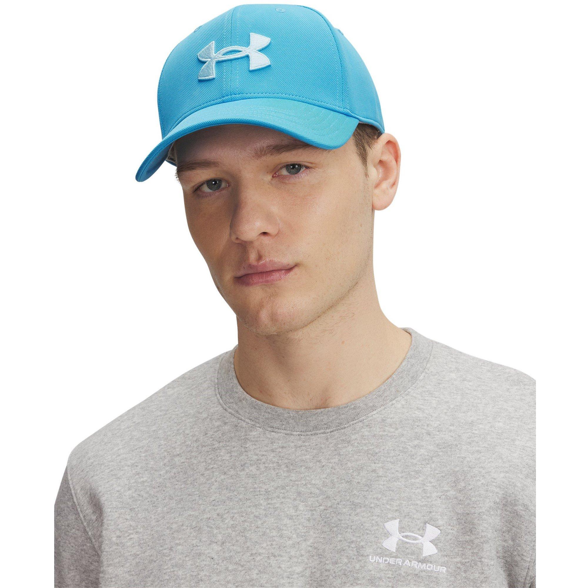 Blue - Under Armour - Blitzing Adjustable Cap Men's - 3