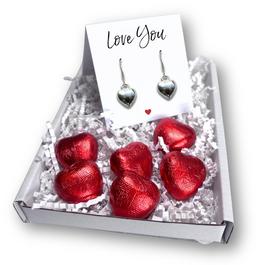 Aye Do Heart Drop Earrings & LoveYou Mini Gift Hamper 605