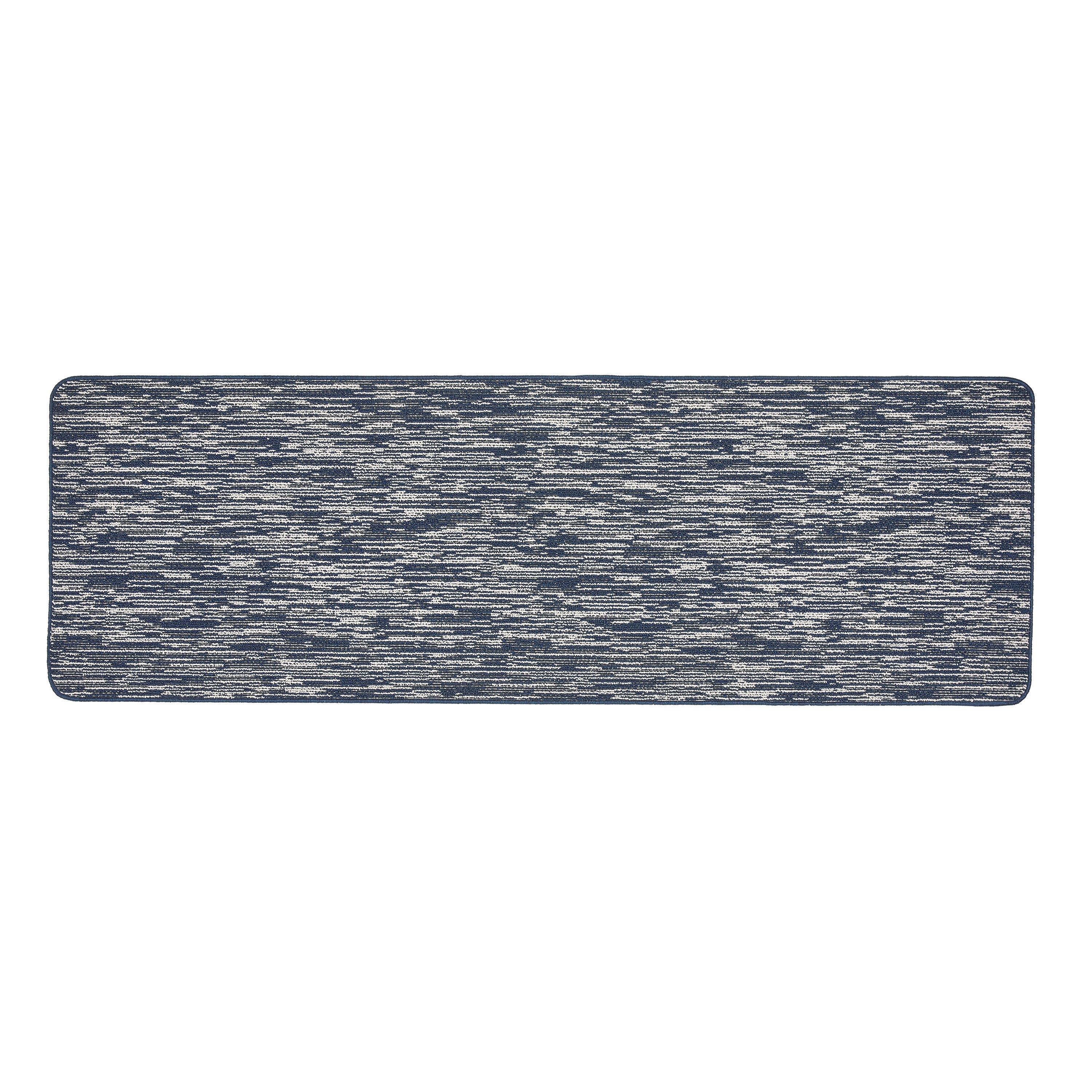 Navy - My Mat - My Stain Resistant Broken Stripe Navy - 2