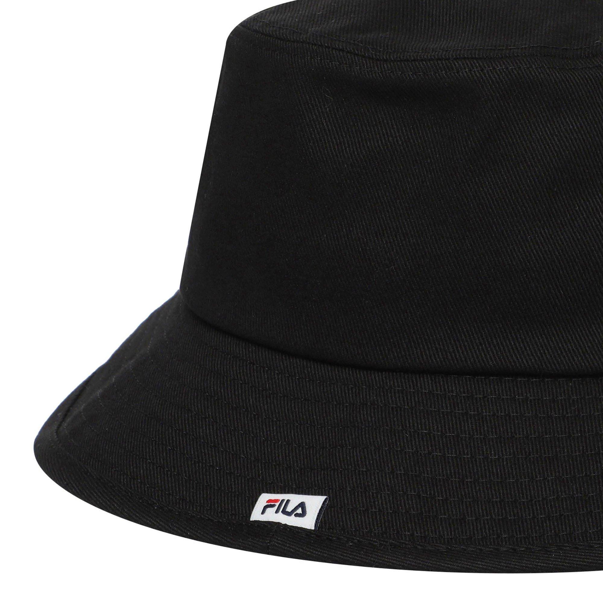 Black - Fila - Logo Bucket Hat - 4