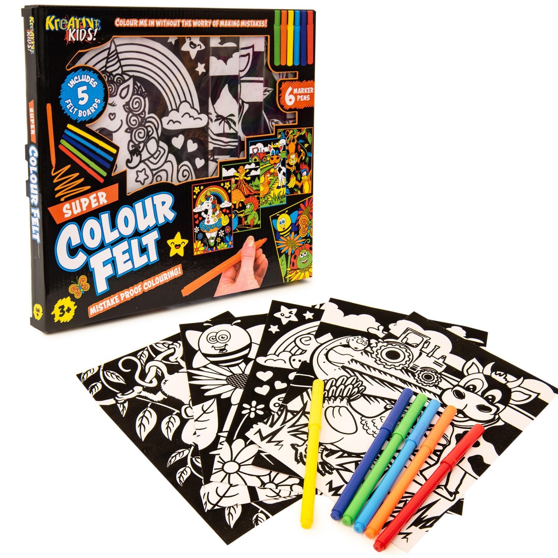 Kandytoys Kids Super Velvet Art Set - Multi Colour