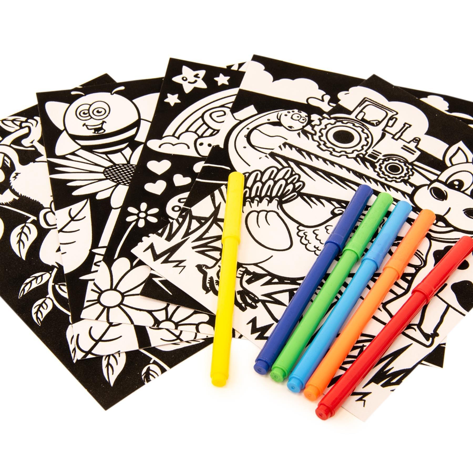 Multi Colour - Kandytoys - Kids Super Velvet Art Set - 2