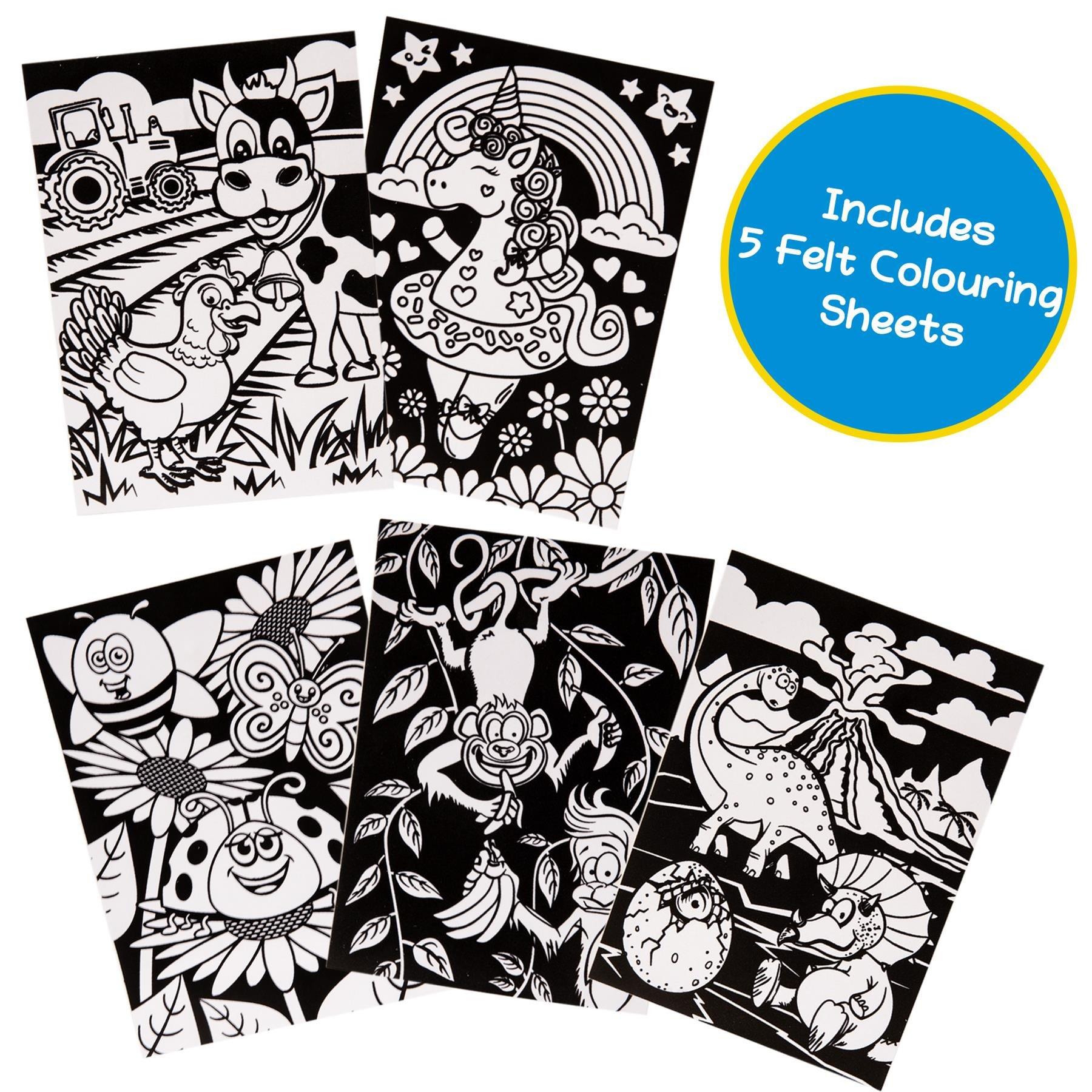 Multi Colour - Kandytoys - Kids Super Velvet Art Set - 3