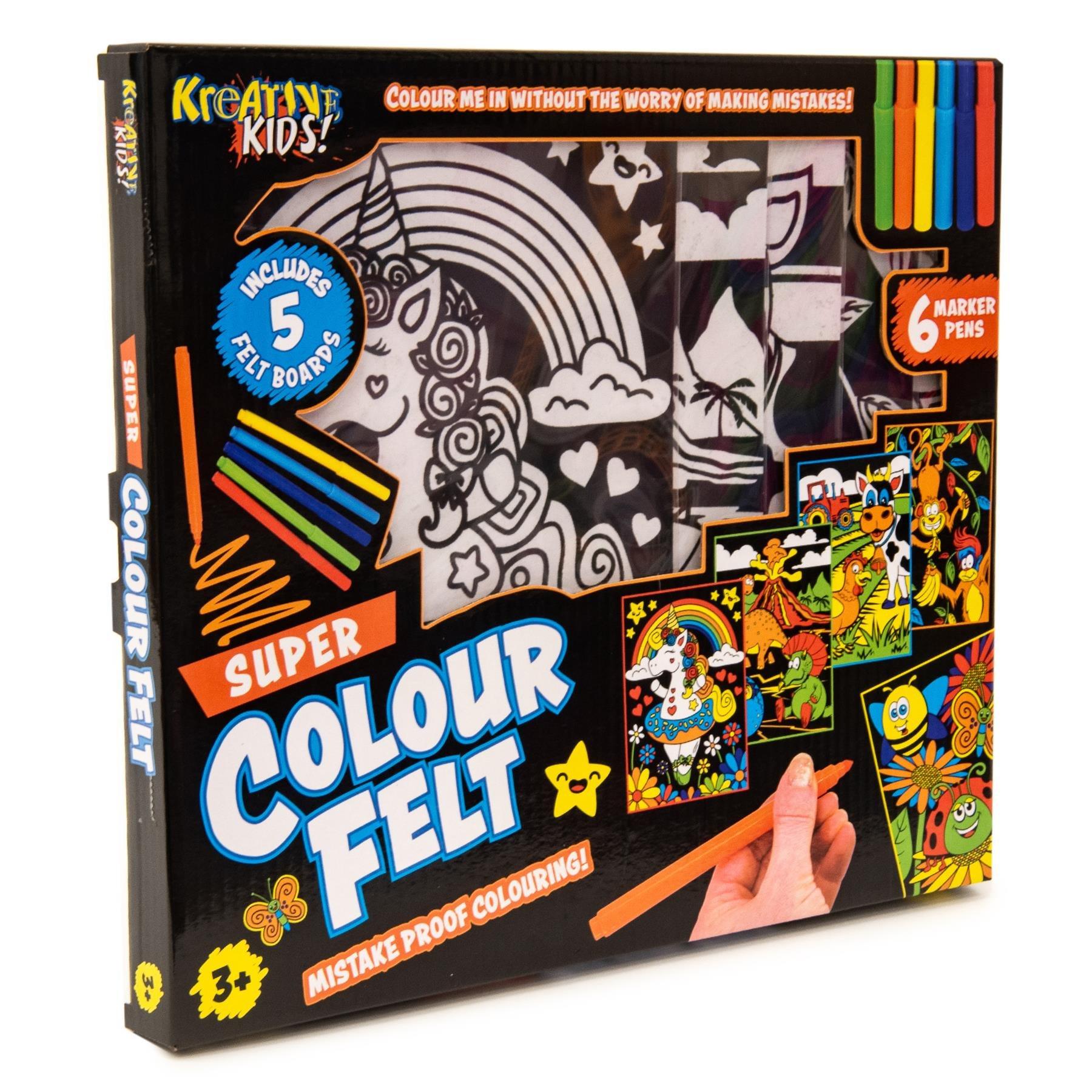 Multi Colour - Kandytoys - Kids Super Velvet Art Set - 4