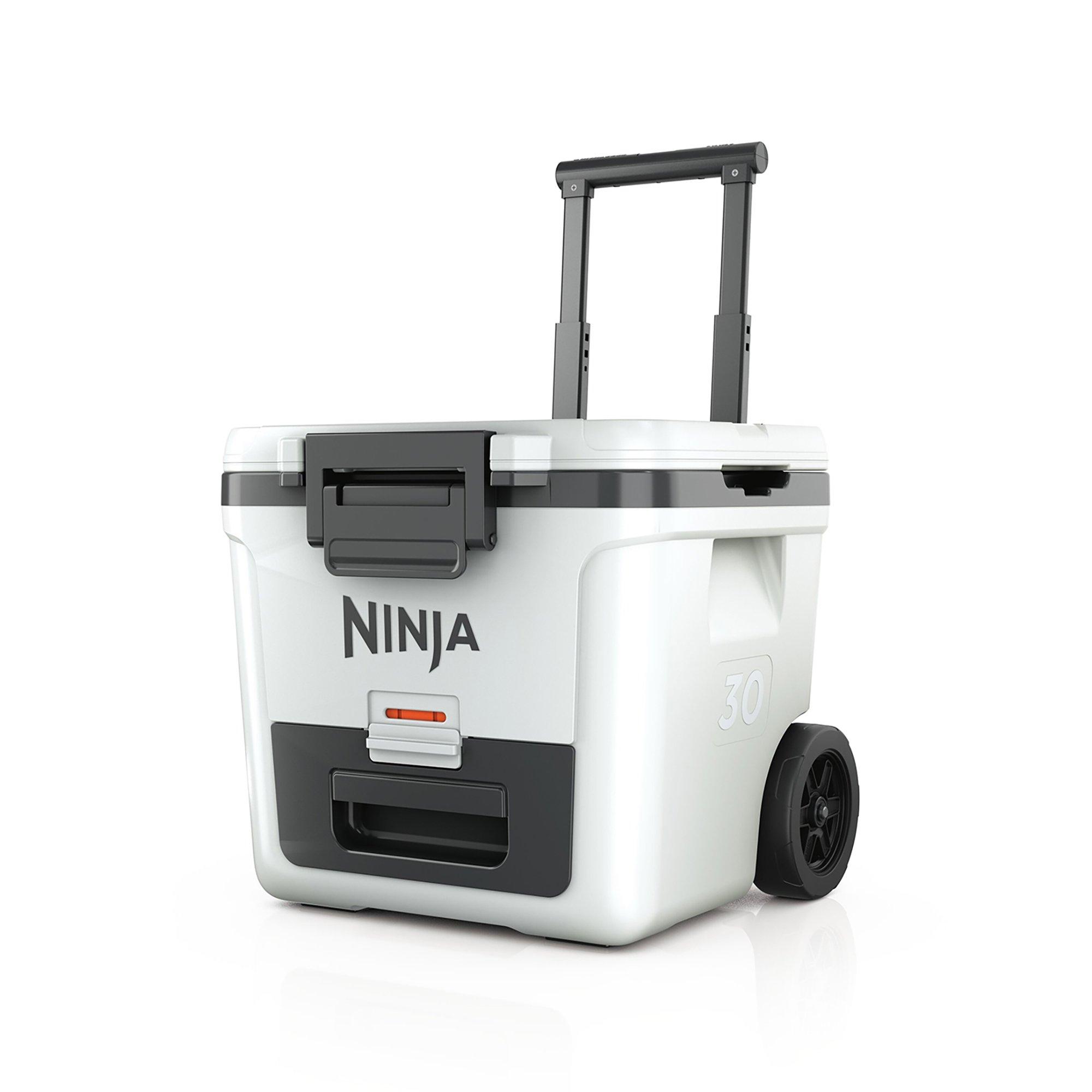 Cloud White - Ninja - FrostVault 30QT/28L Wheeled Cooler - 2