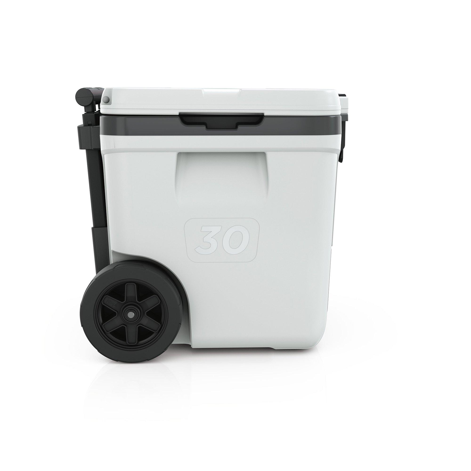 Cloud White - Ninja - FrostVault 30QT/28L Wheeled Cooler - 5