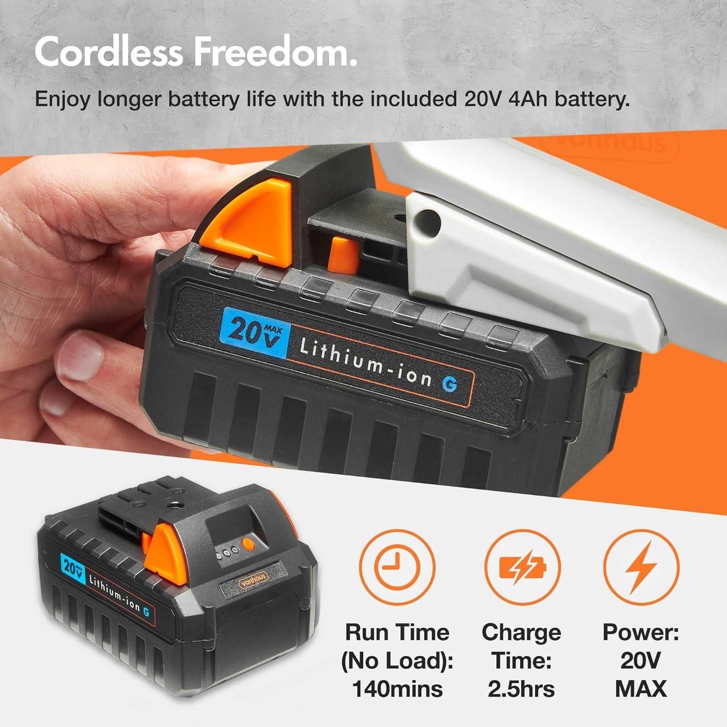 Grey - VonHaus - VonHaus G-Series Electric Weed Sweeper - 5