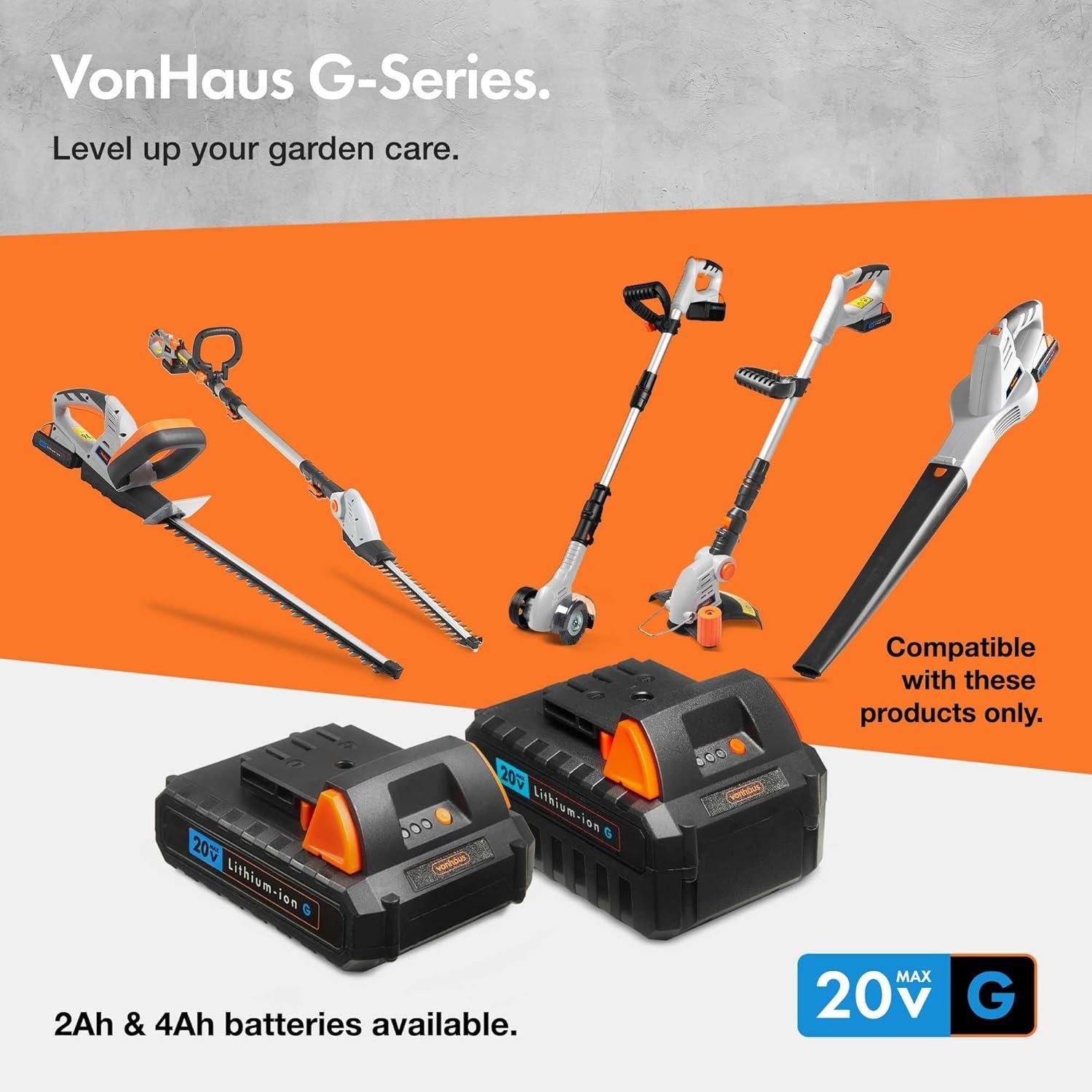 Grey - VonHaus - VonHaus G-Series Electric Weed Sweeper - 6