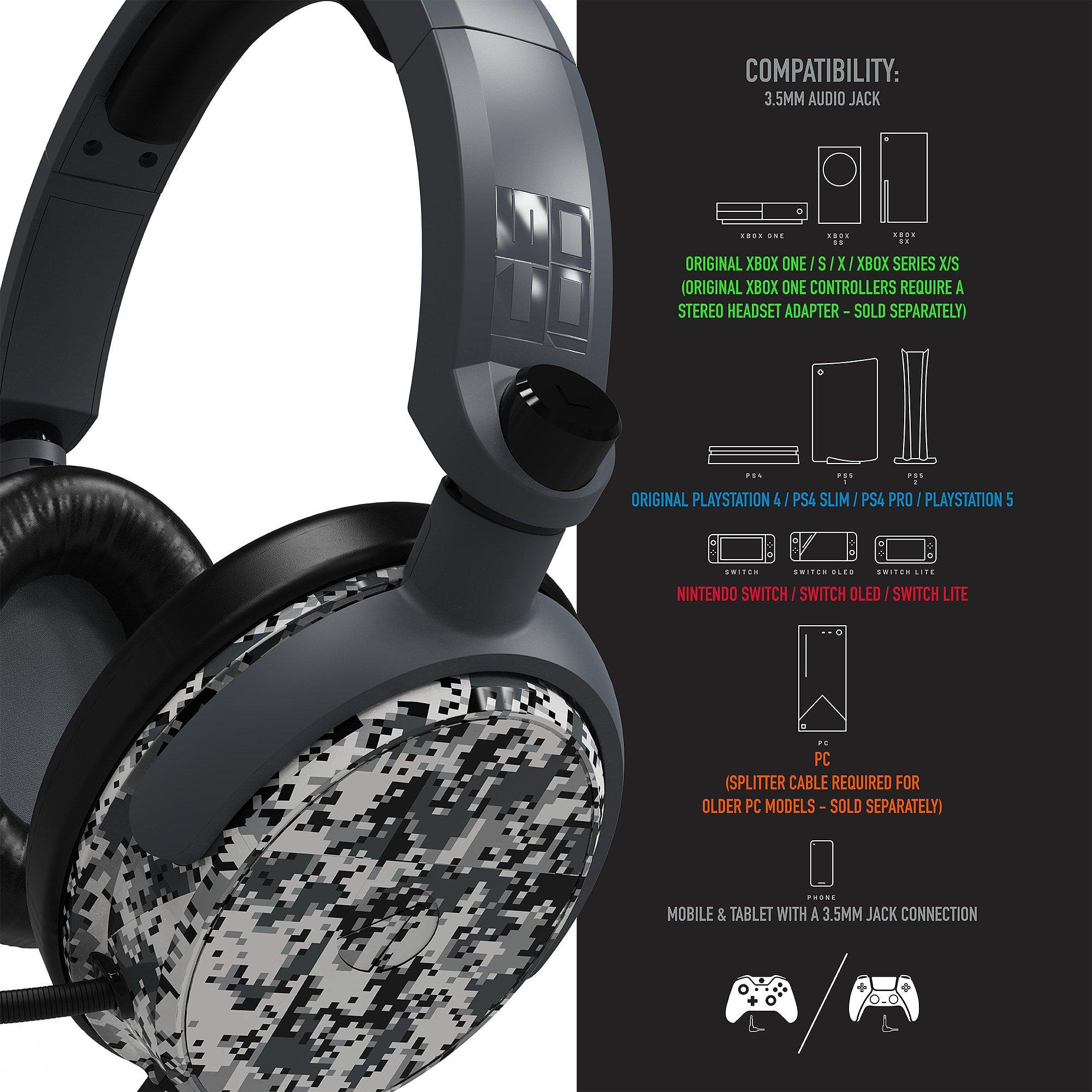 Grey Camo - Stealth - C6-100 Gaming Headset - Camo Grey - 4